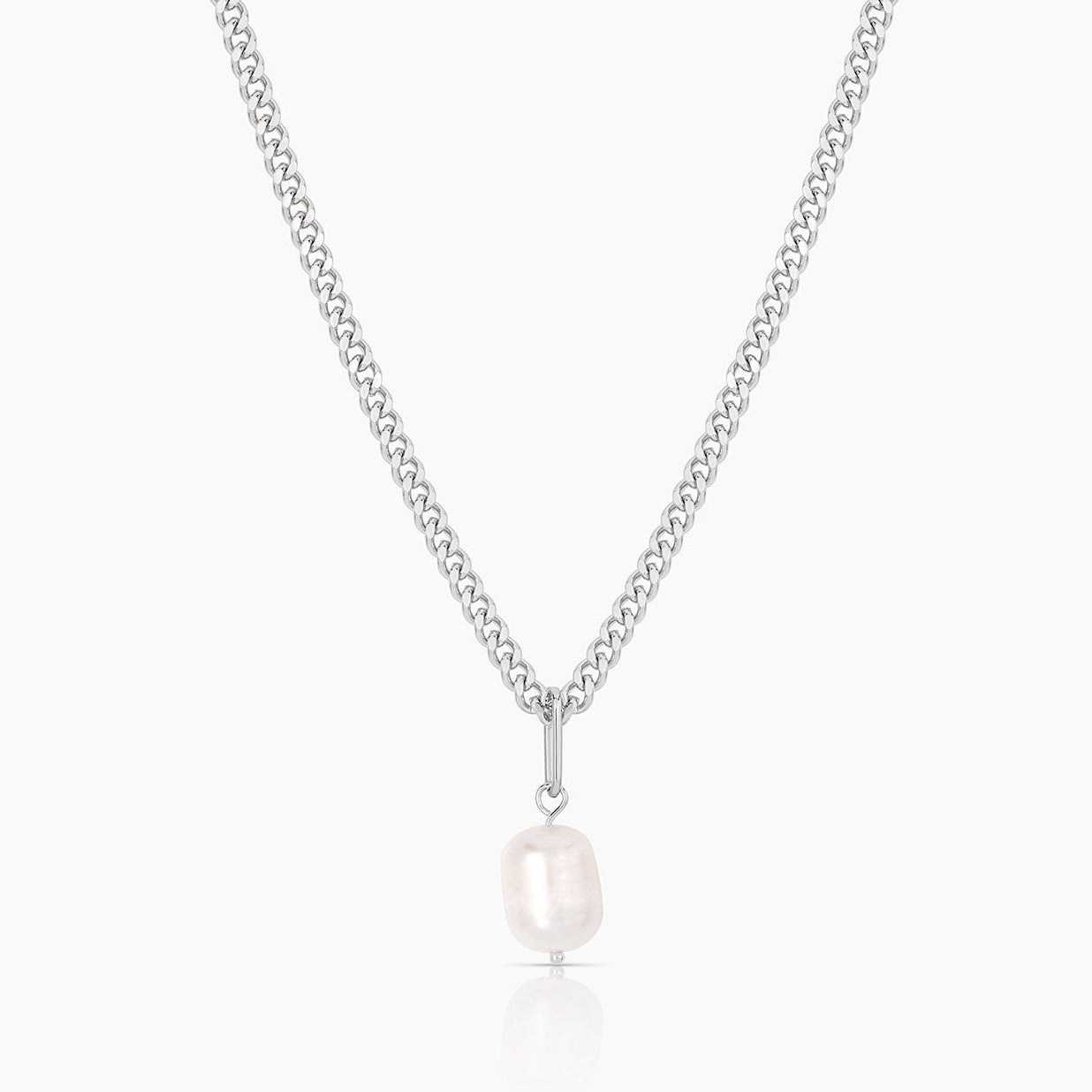 Colette Pearl Curb Necklace