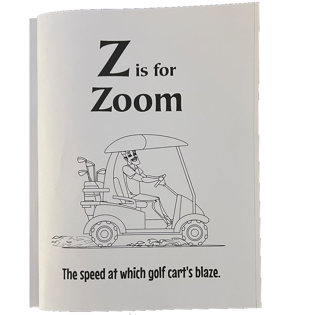 Abc's Of Golf Coloring Book