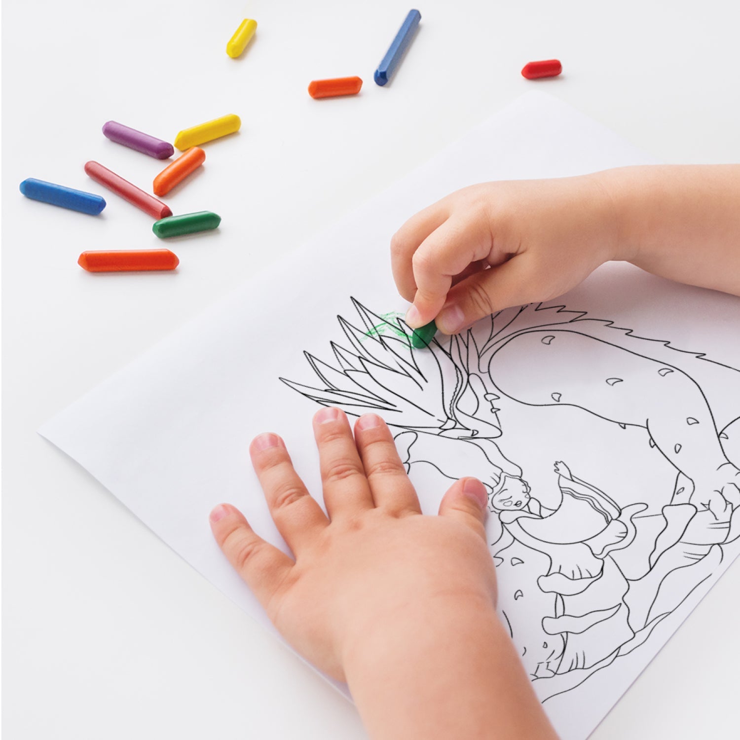 Printable Coloring Pages - The Great Love Of Rose And Thorn