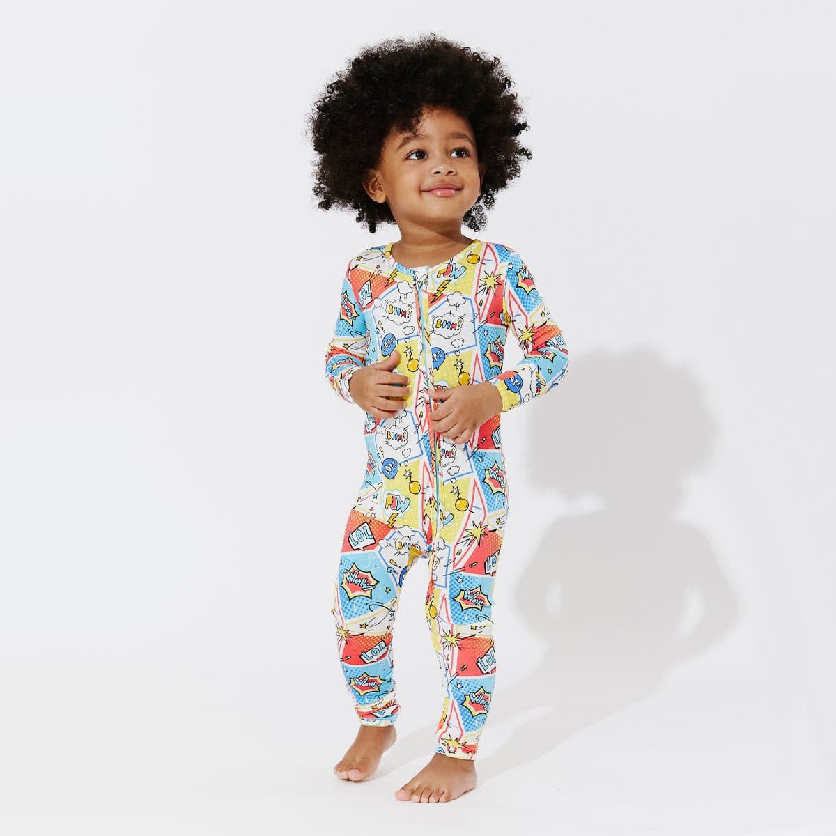 Comic Hero Bamboo Convertible Footie