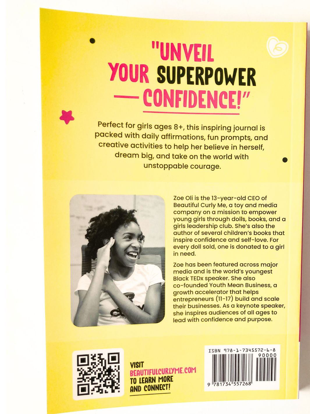 My Confidence, My Superpower: Self-love Journal By Zoe Oli