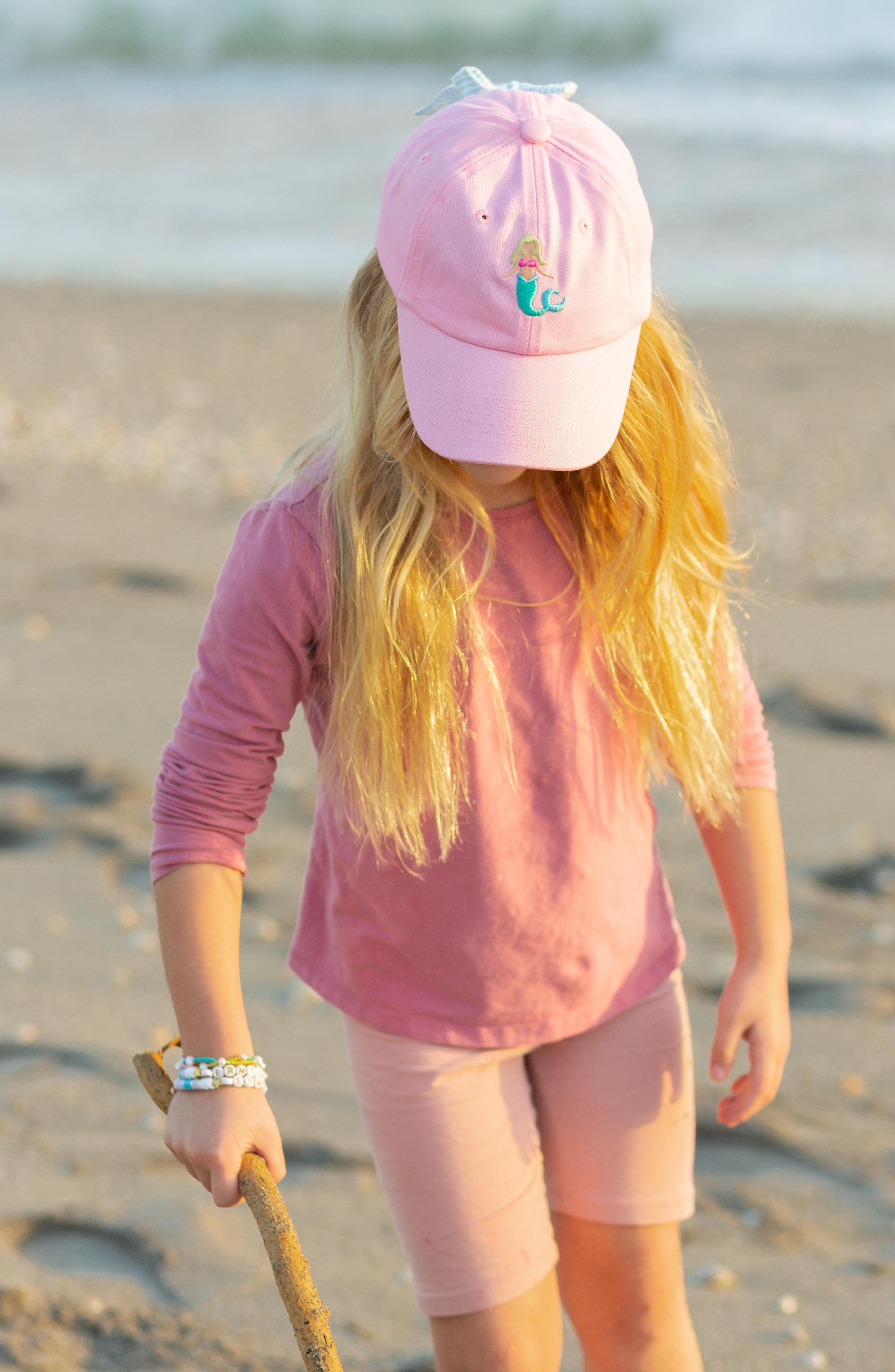 Mermaid Bow Baseball Hat (youth)