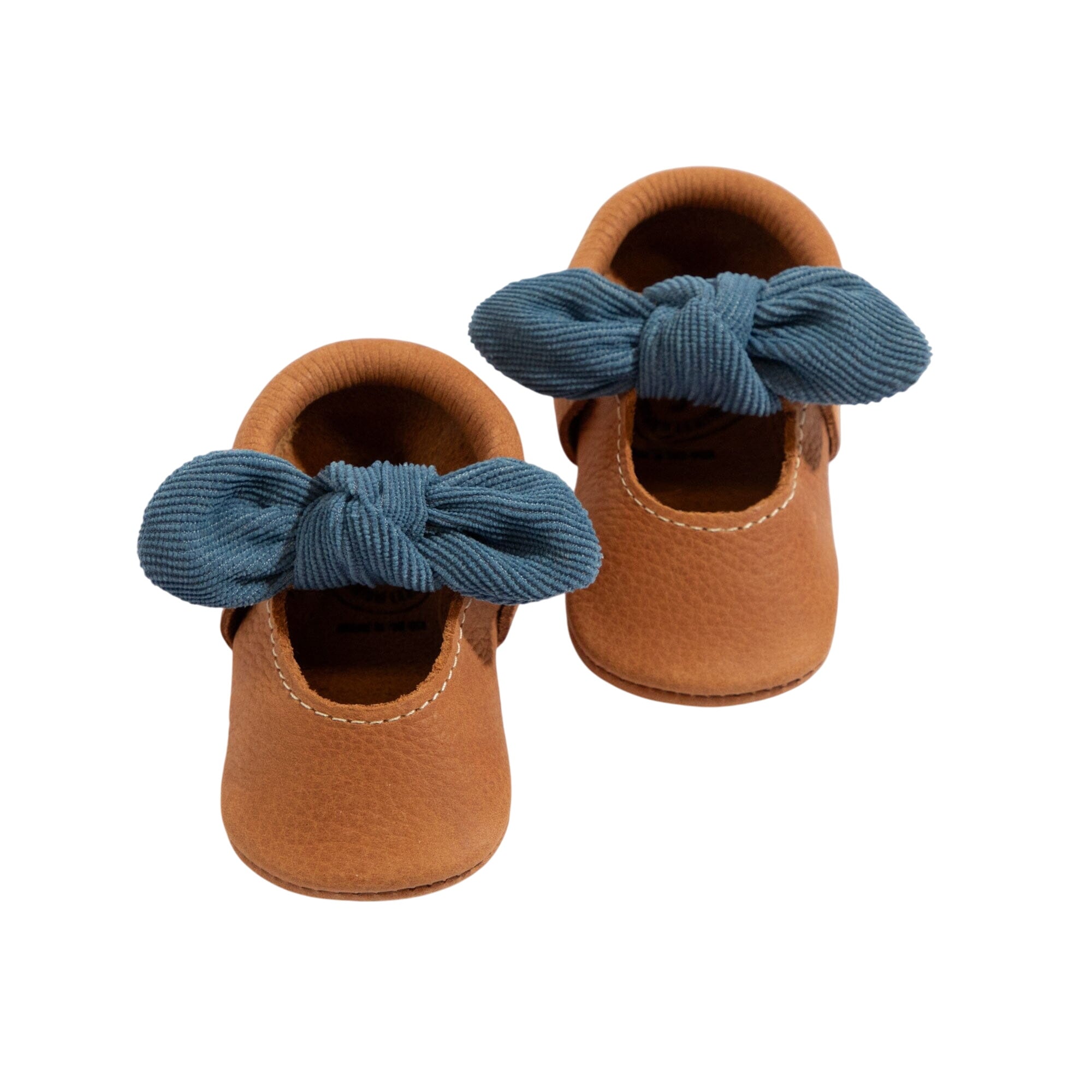 Corduroy Cowgirl Knotted Bow Baby Shoe