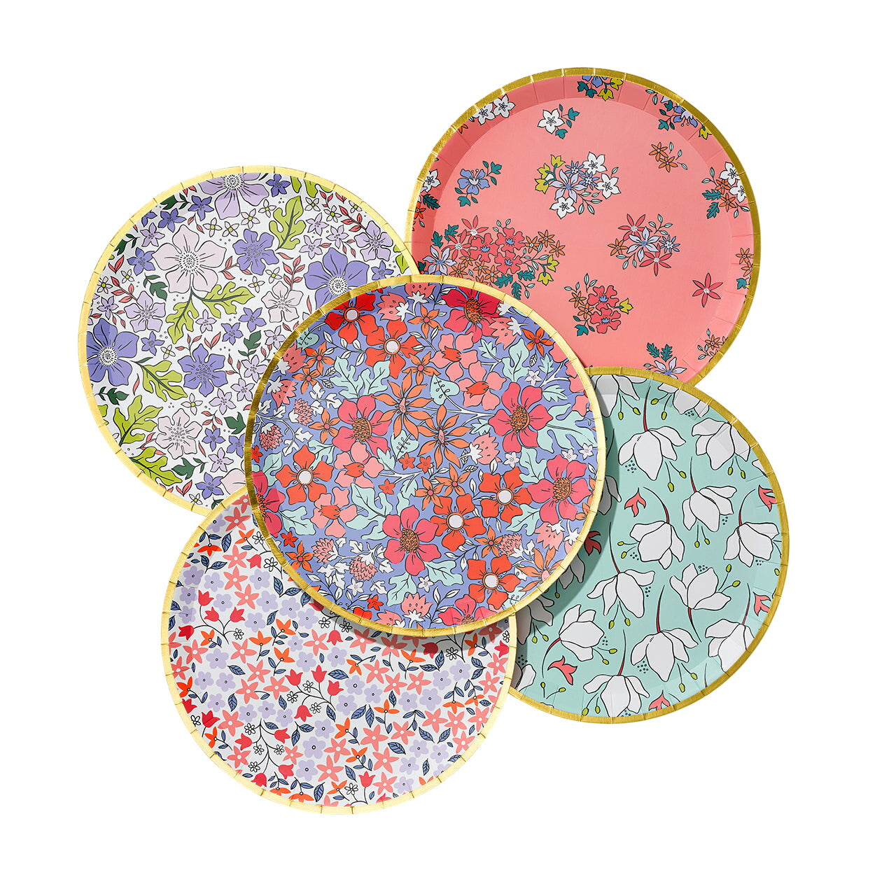 In Full Bloom Large Plates (10 Per Pack)