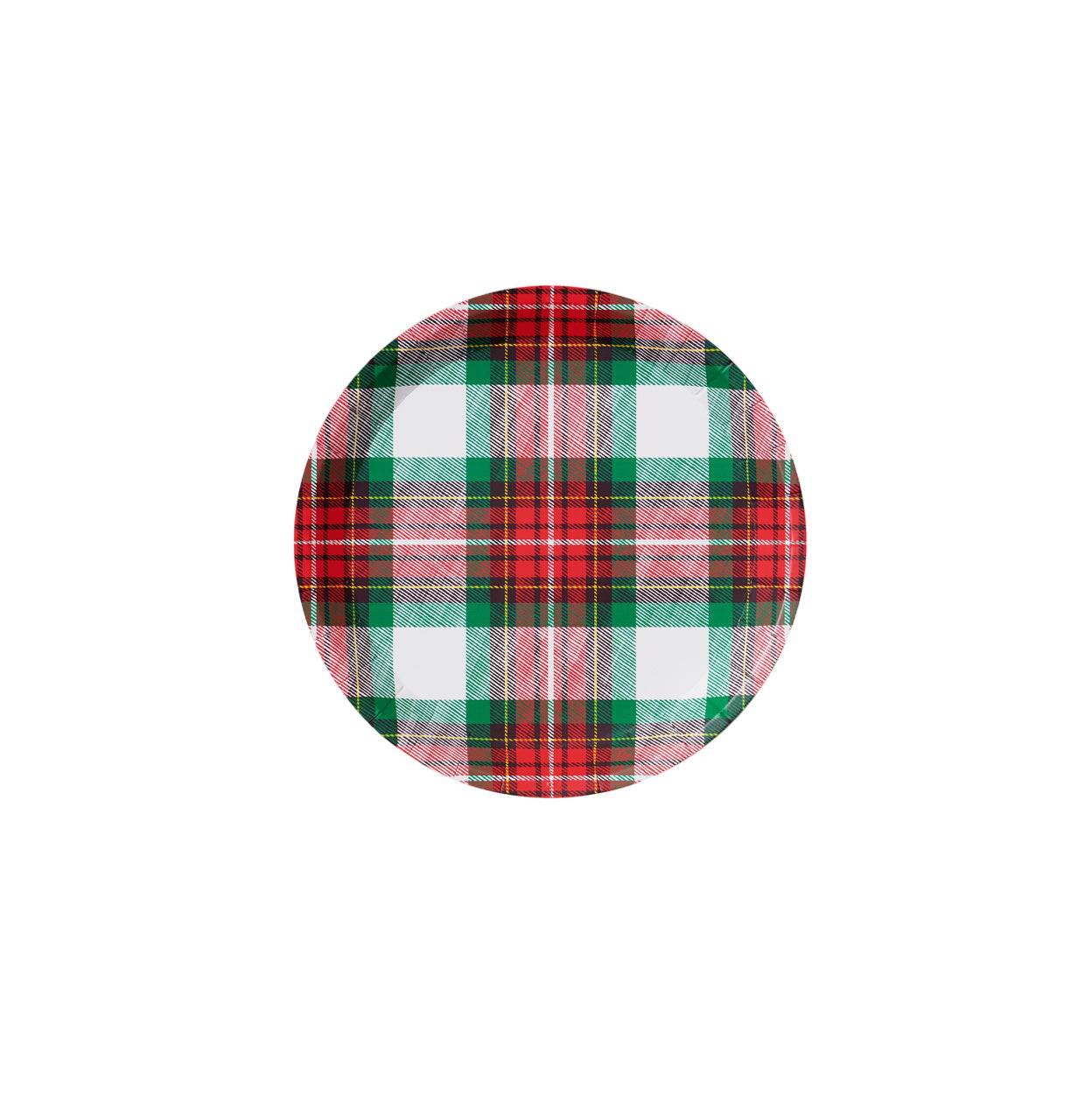 Winter Plaid Small Plates (10 Per Pack)