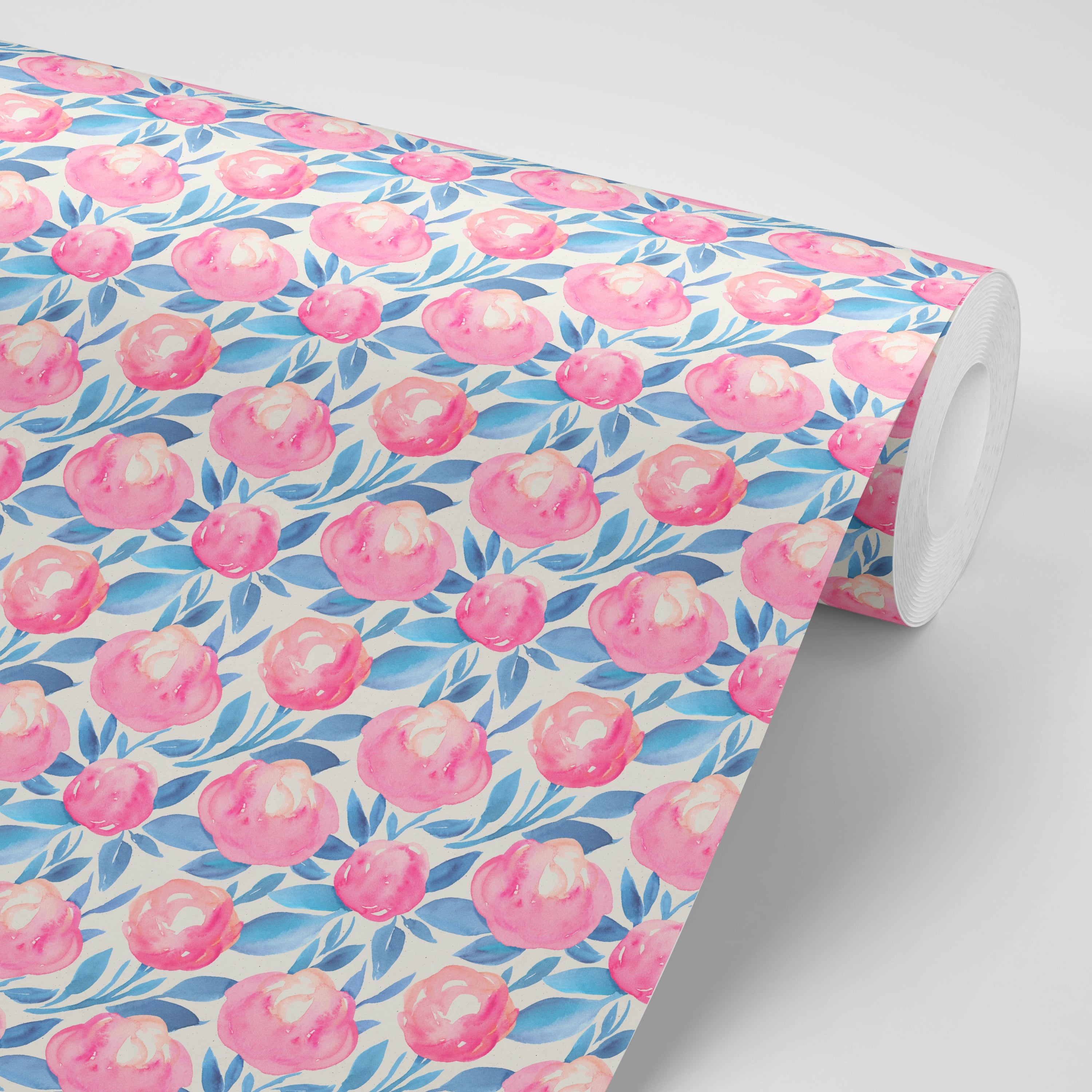 Cotton Candy Flower Contact Paper - Pack Of 3 Rolls (24x48" Each)