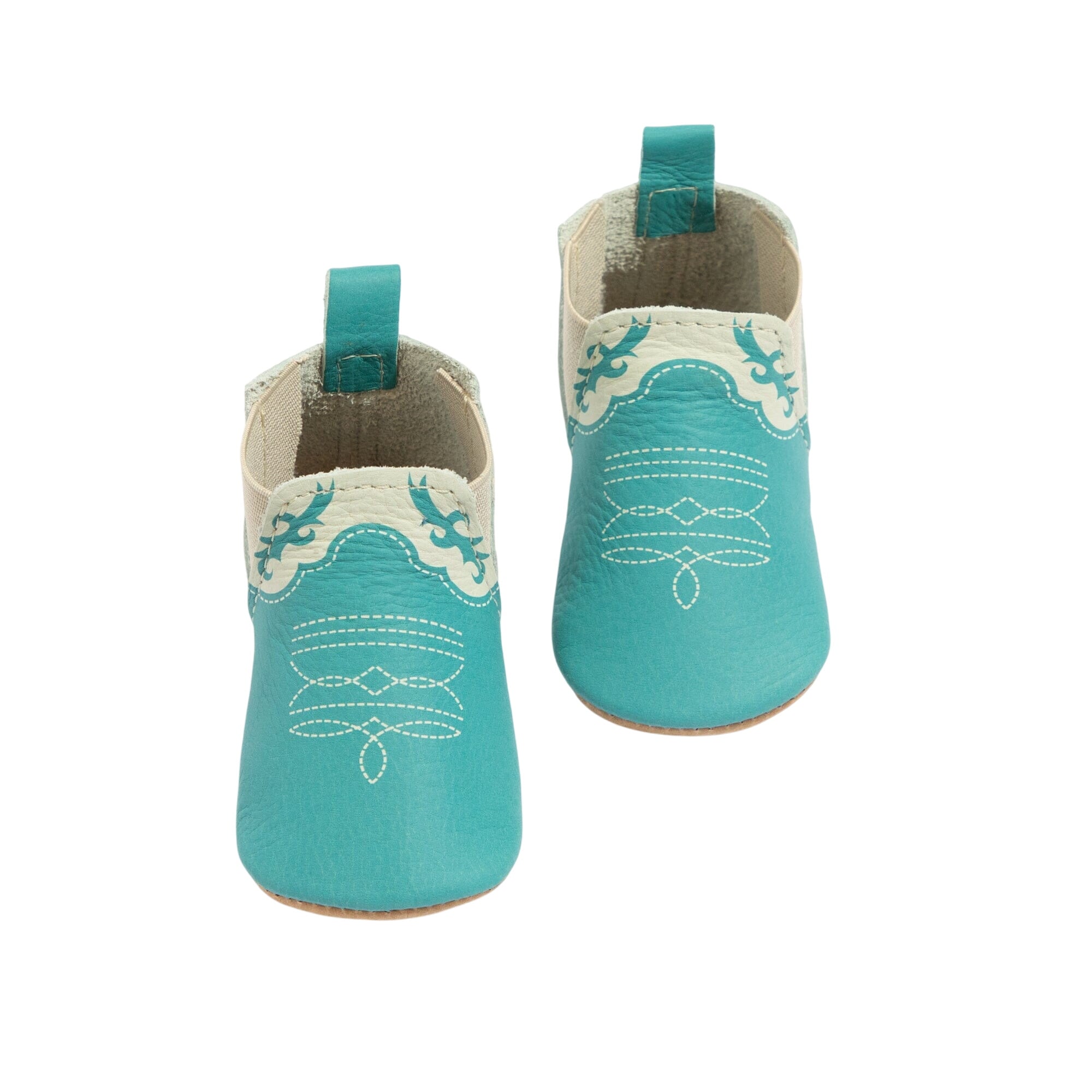 Turquoise Cowboy Chelsea Boot Baby Shoe