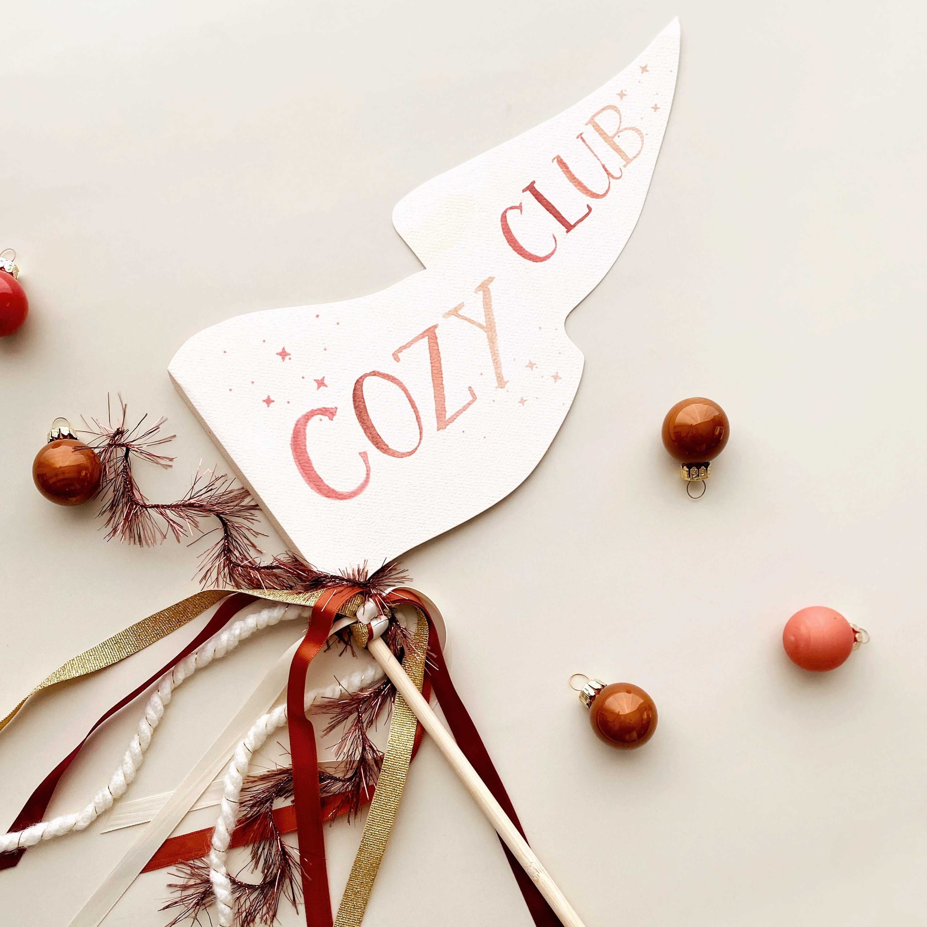 Cozy Club Party Pennant