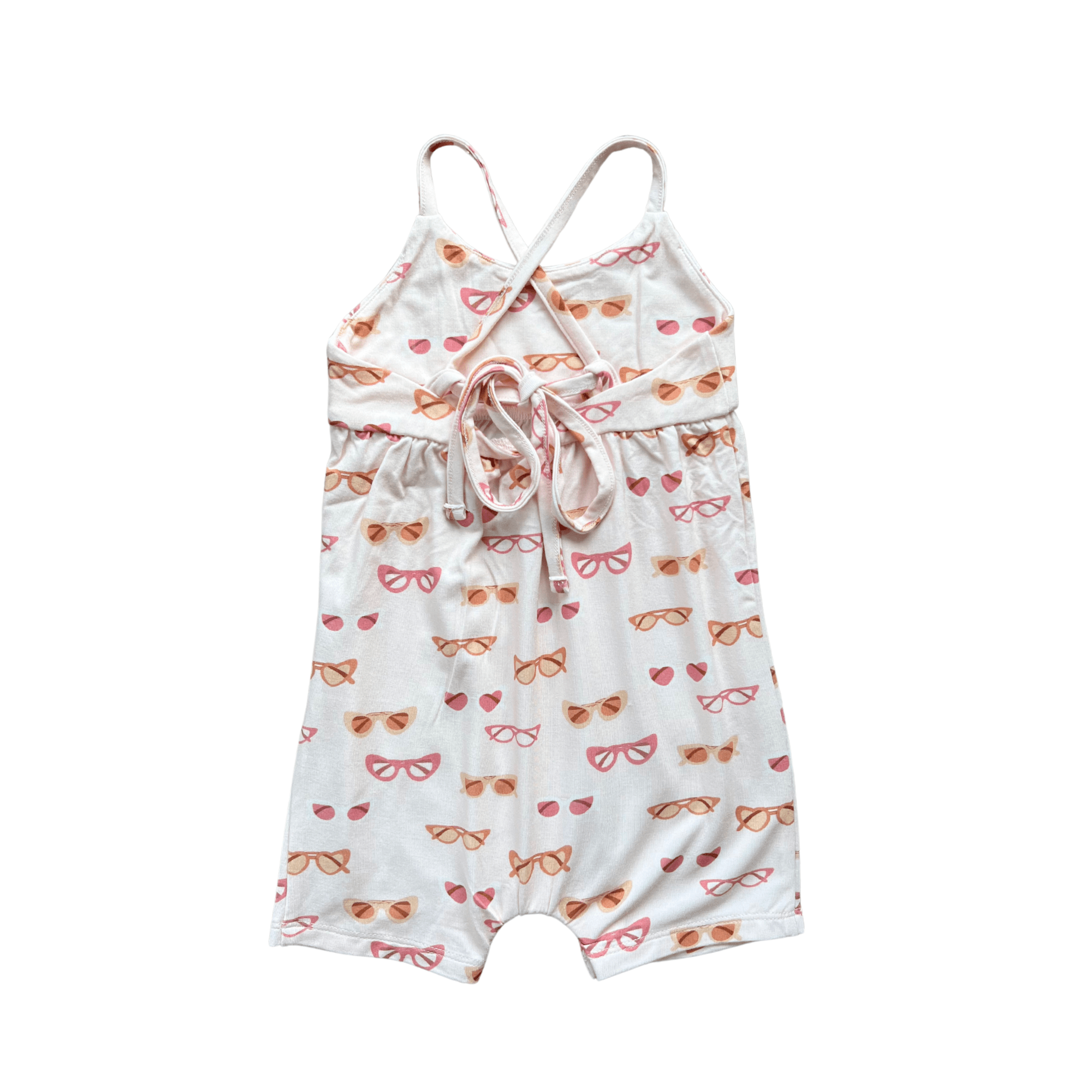 Girl's Tie-back Romper