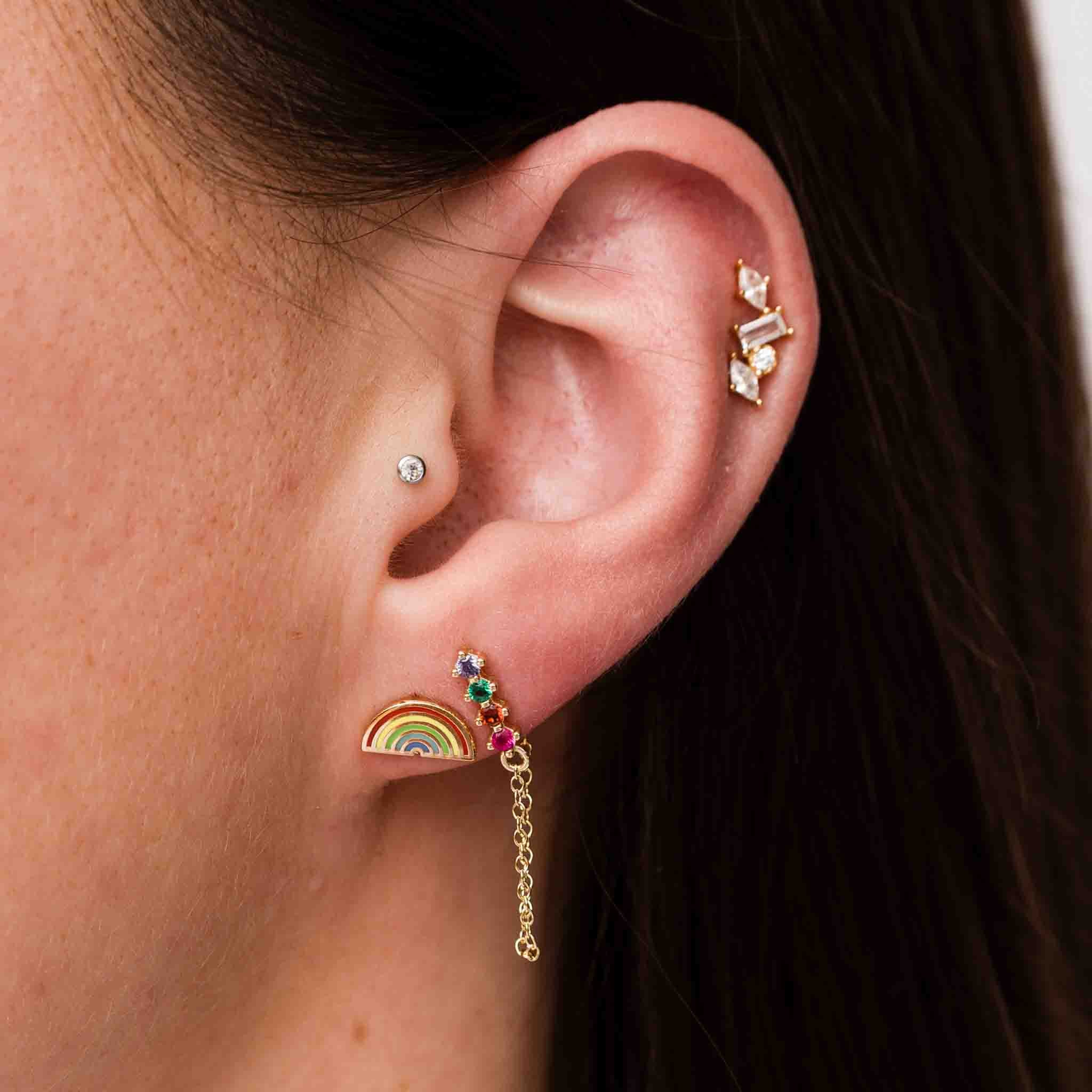 Rainbow Studs