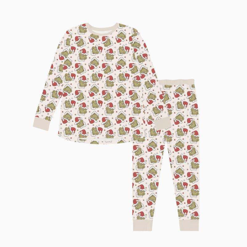 Grinchy Cheer (women's Long Sleeve Pj)