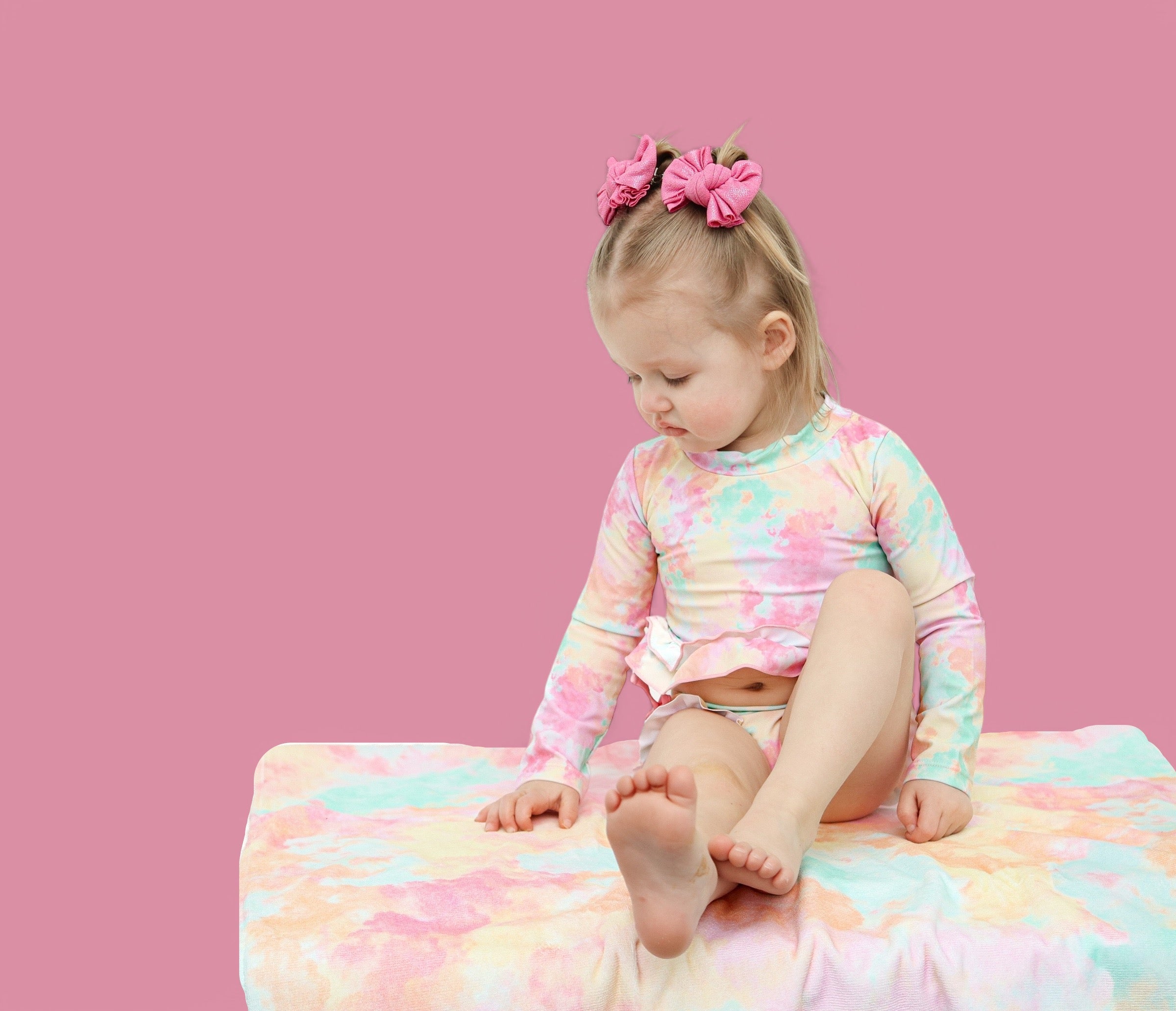 Rainbow Clouds Dream Towel