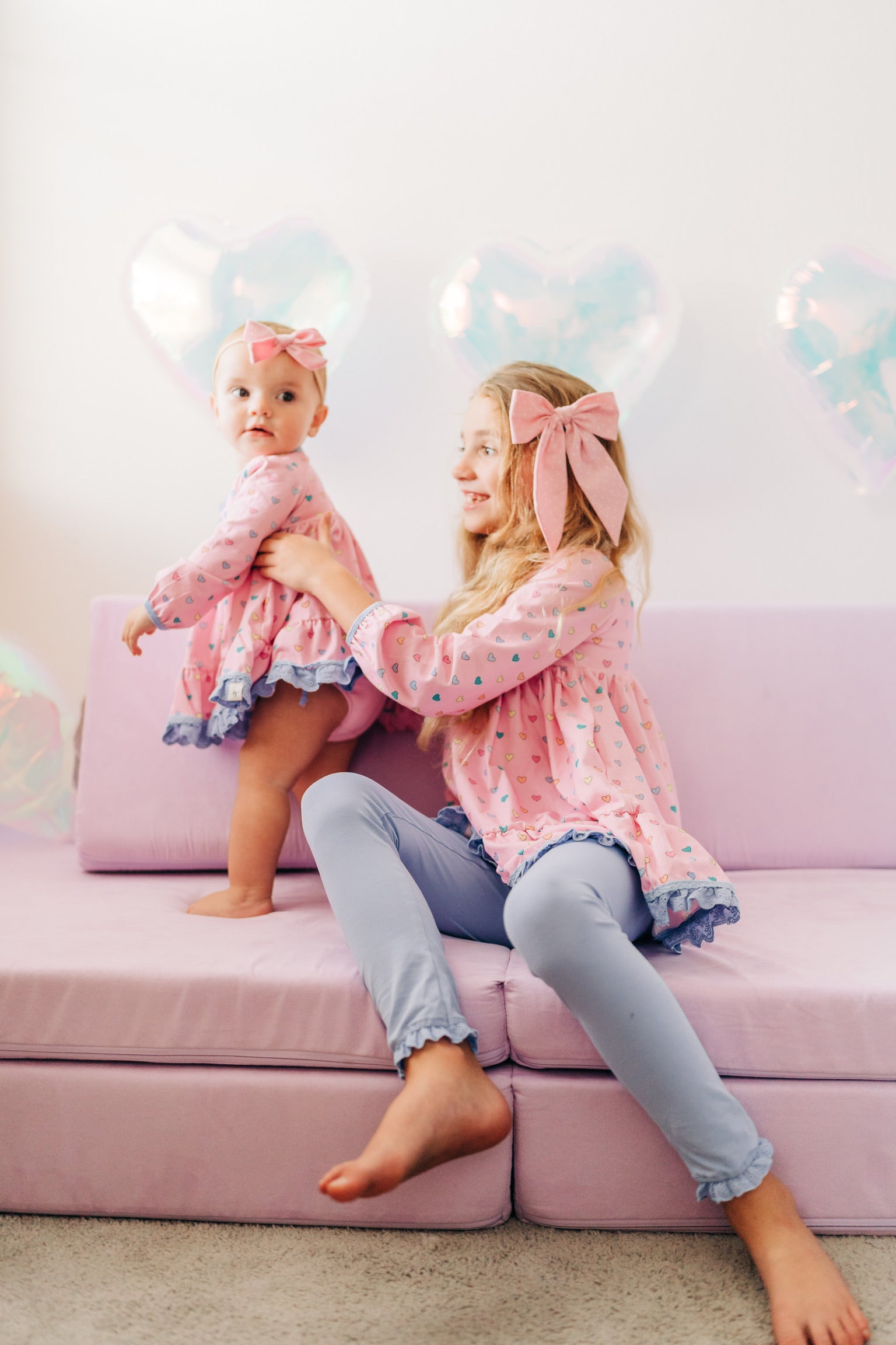 Maddie Pink Candyland Tunic Set