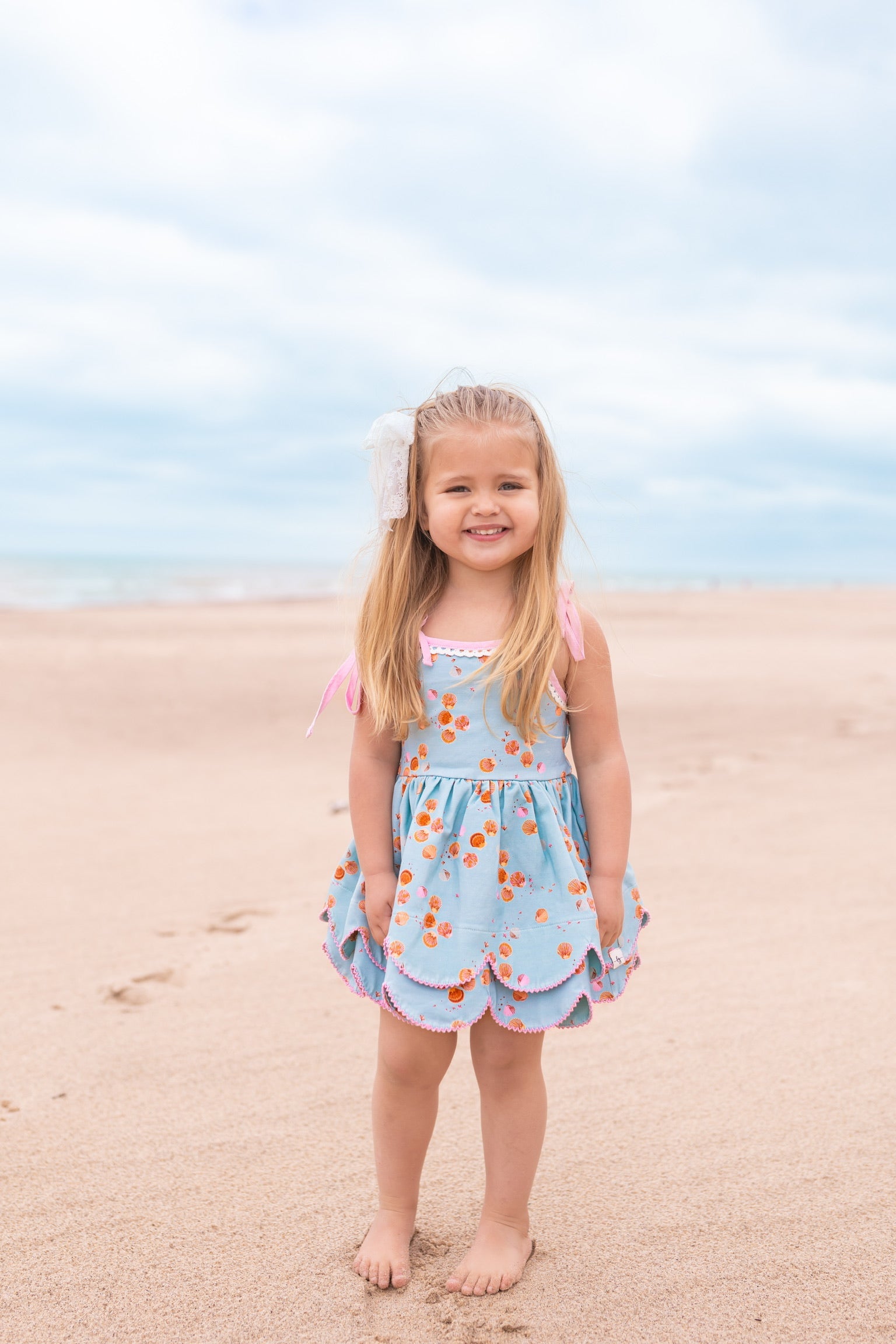 Mermaid Magic Scallop Tunic Set