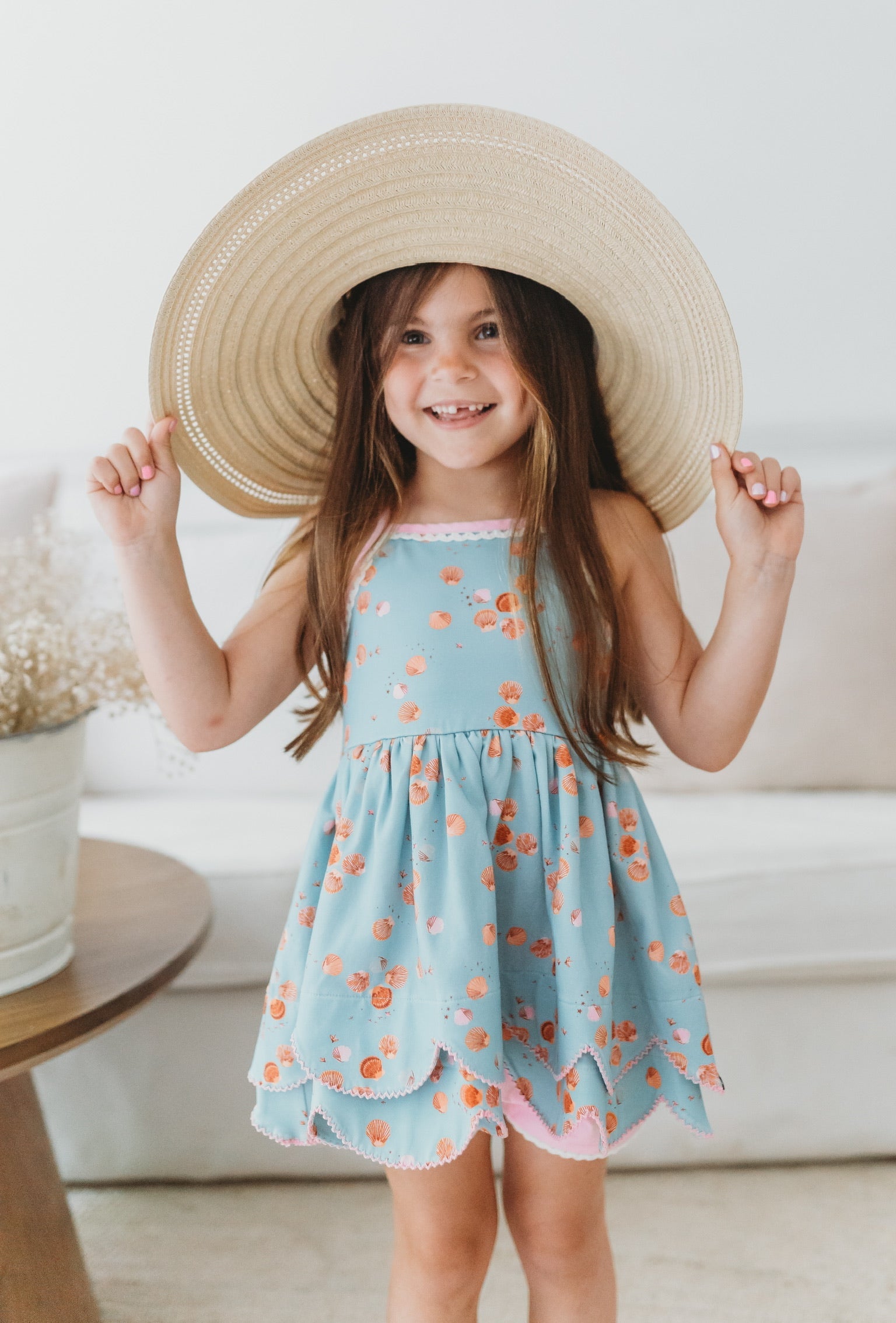 Mermaid Magic Scallop Tunic Set