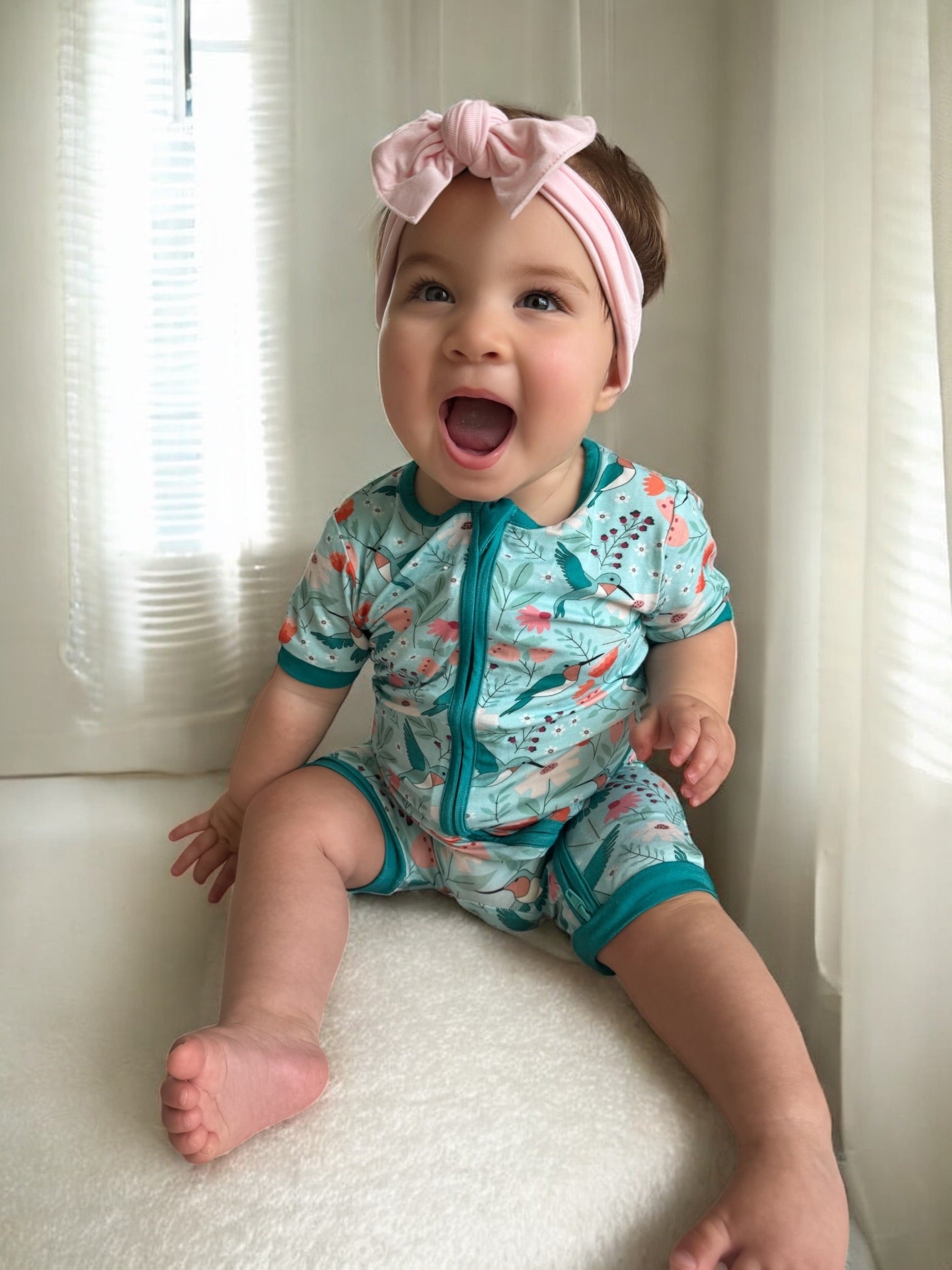 Hummingbird Bloom (romper)