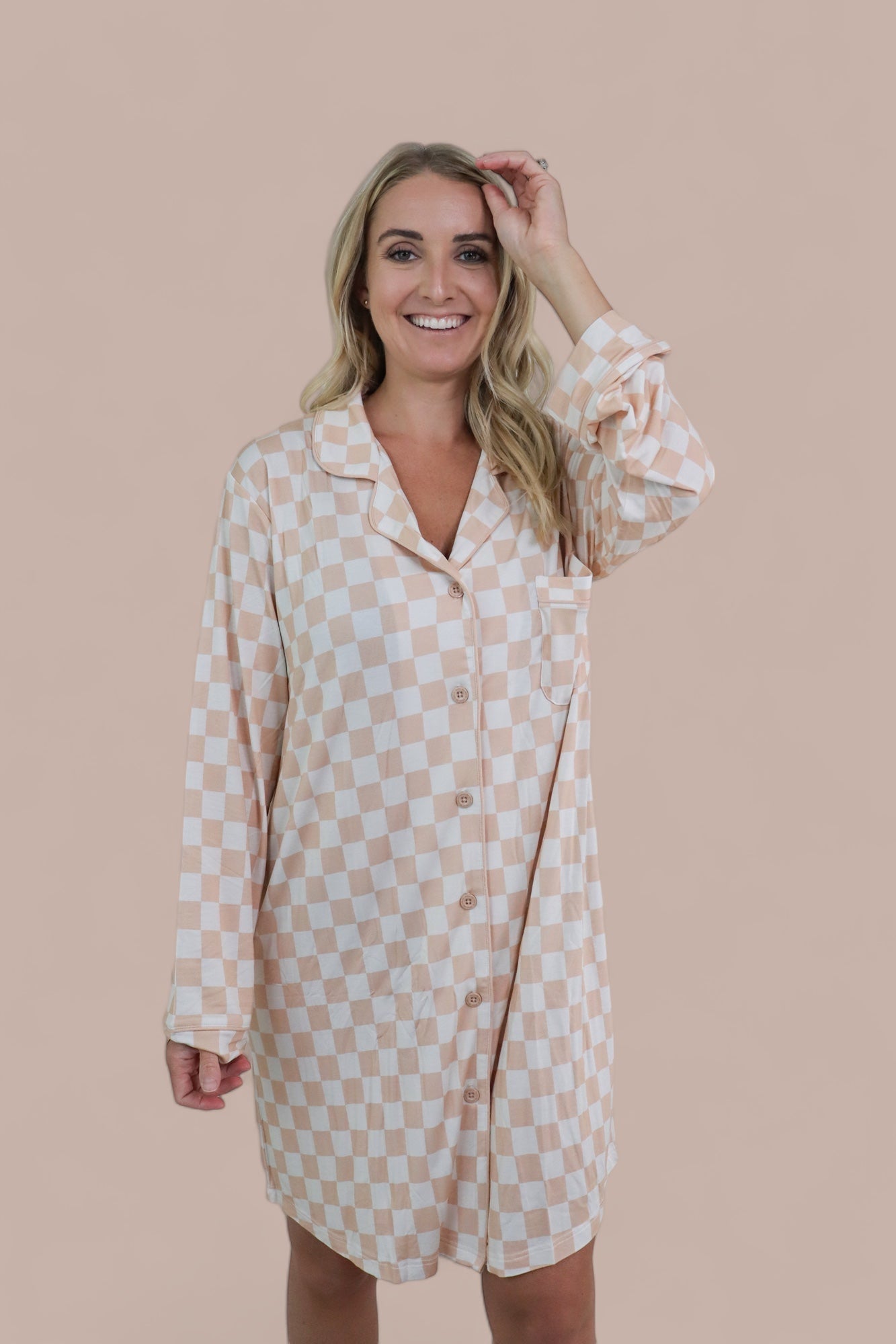 Sandy Checkers Women's Dream Gown