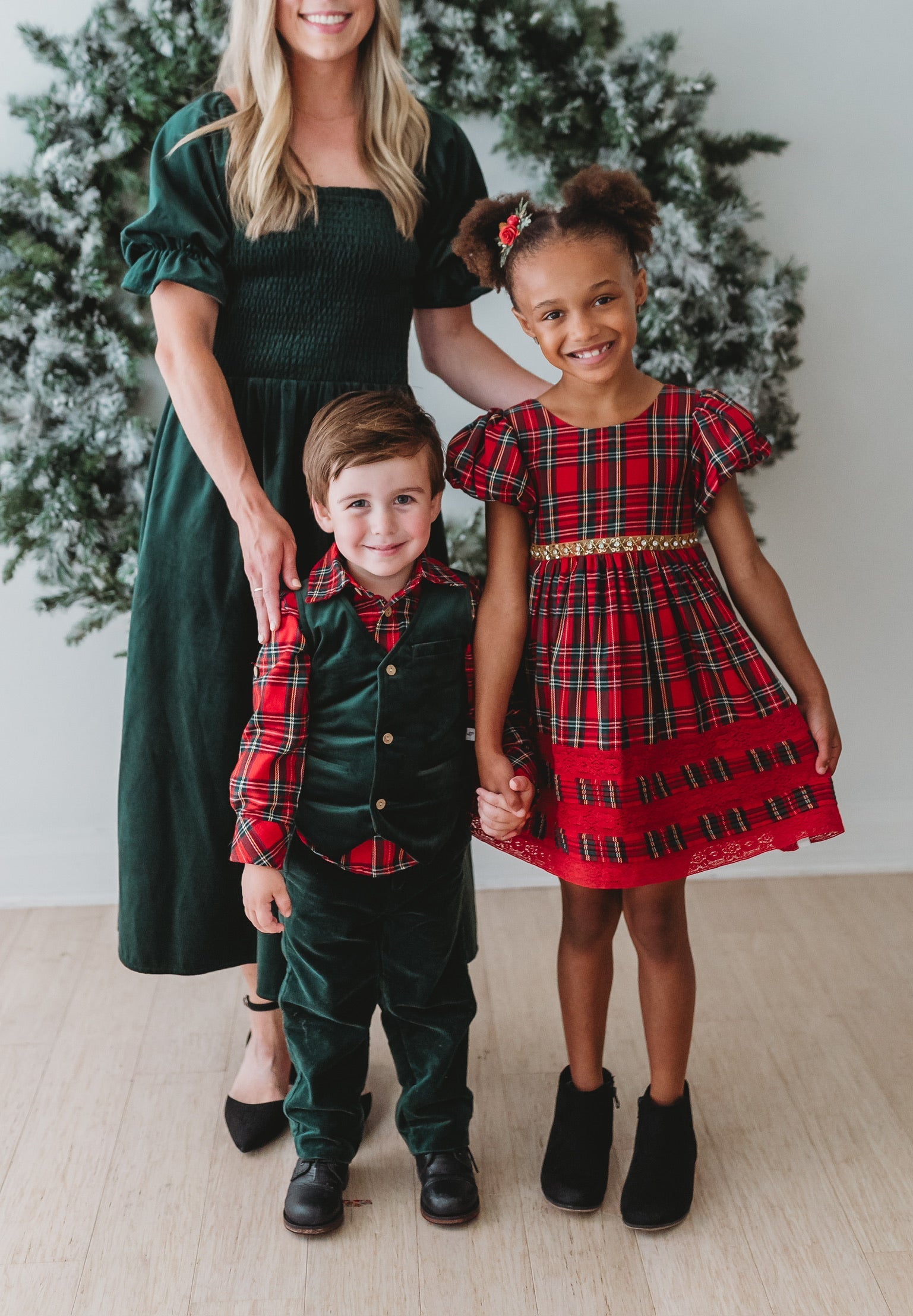 *preorder* Christmas Tartan Button-up Shirt