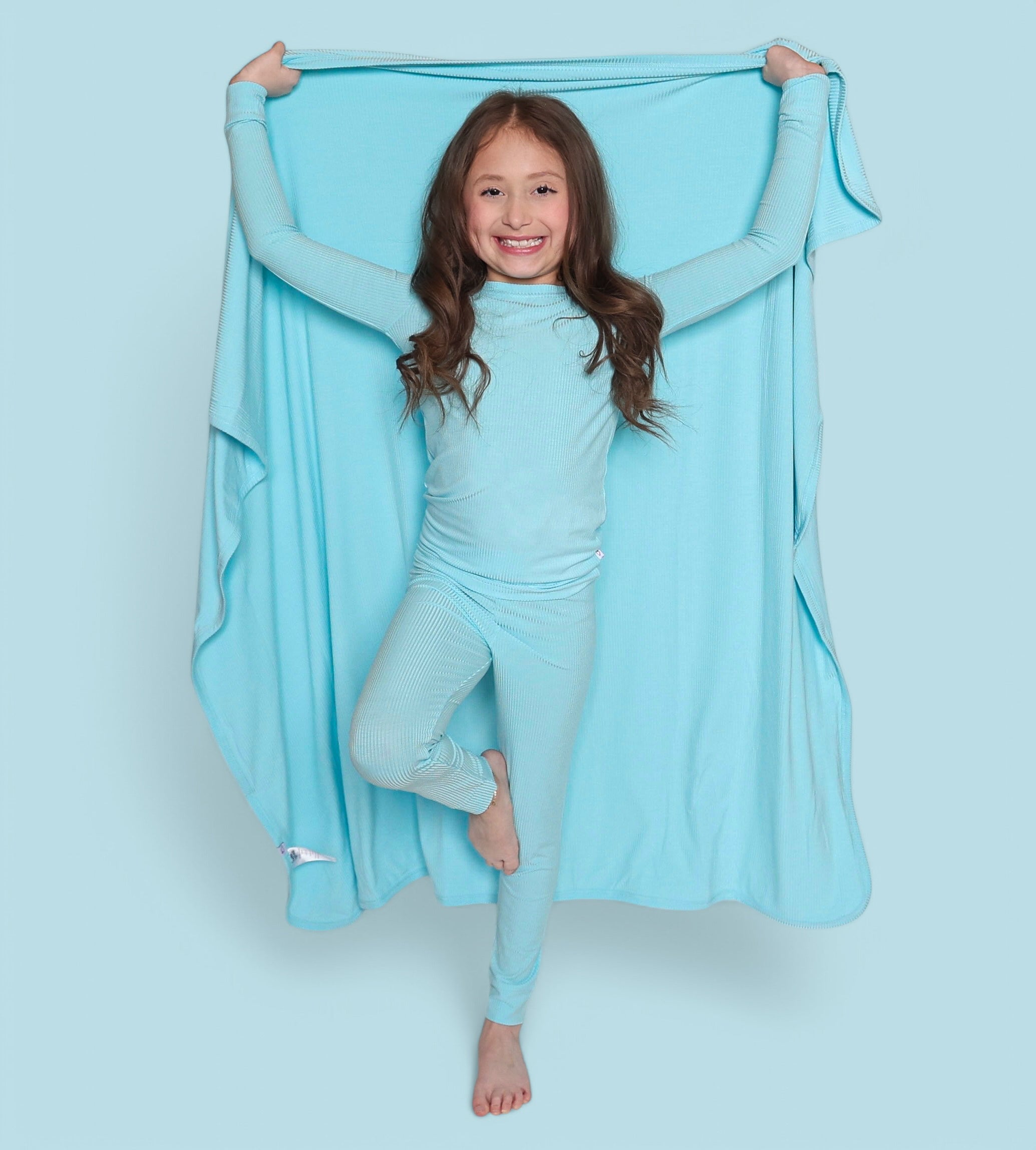 Capri Blue Rib Dream Blanket