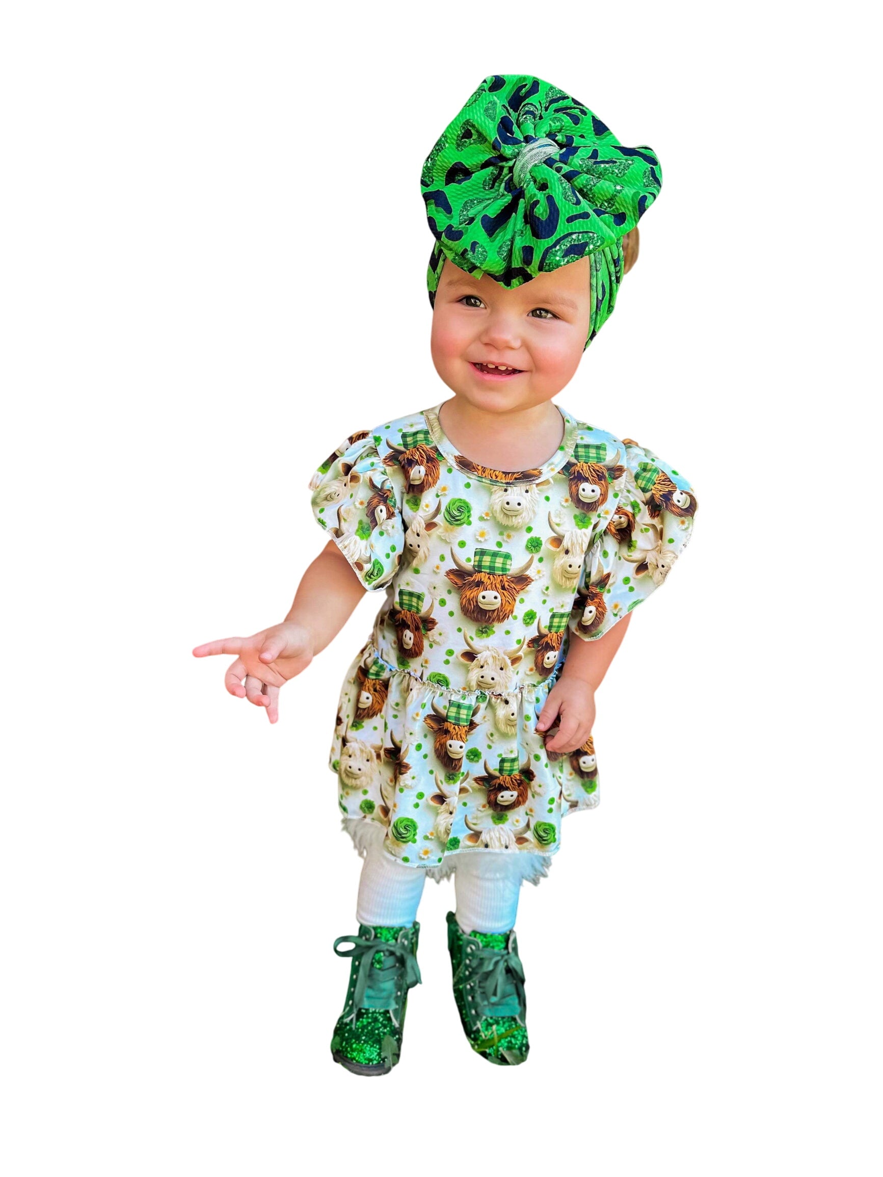 St Patrick’s Highland Skirted Romper