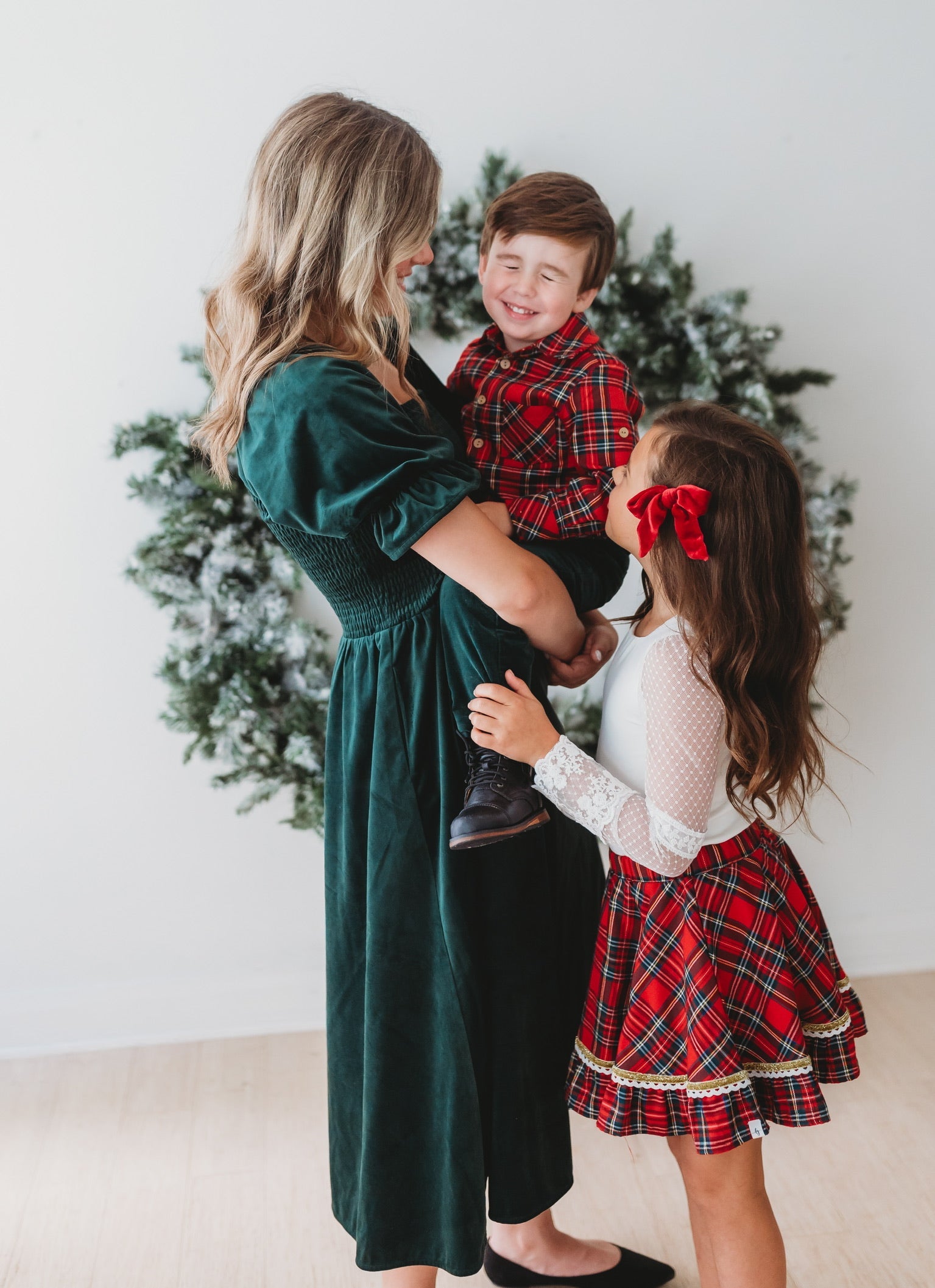 *preorder* Christmas Tartan Button-up Shirt