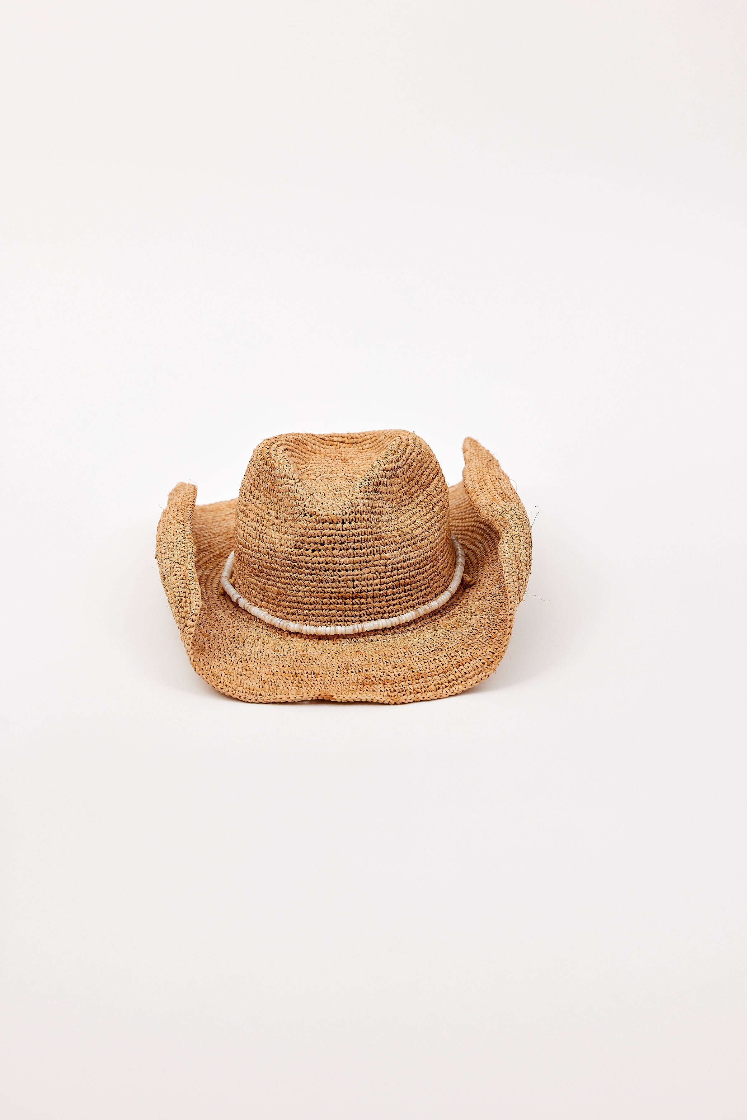 Raffia Crochet Cowboy- Natural