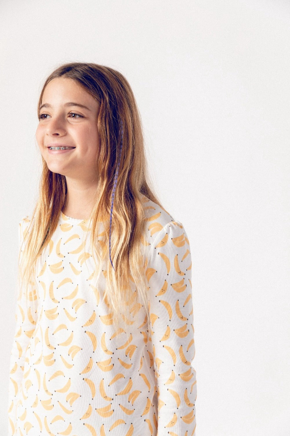 Banana Print Organic Pima Cotton Dodo Dress