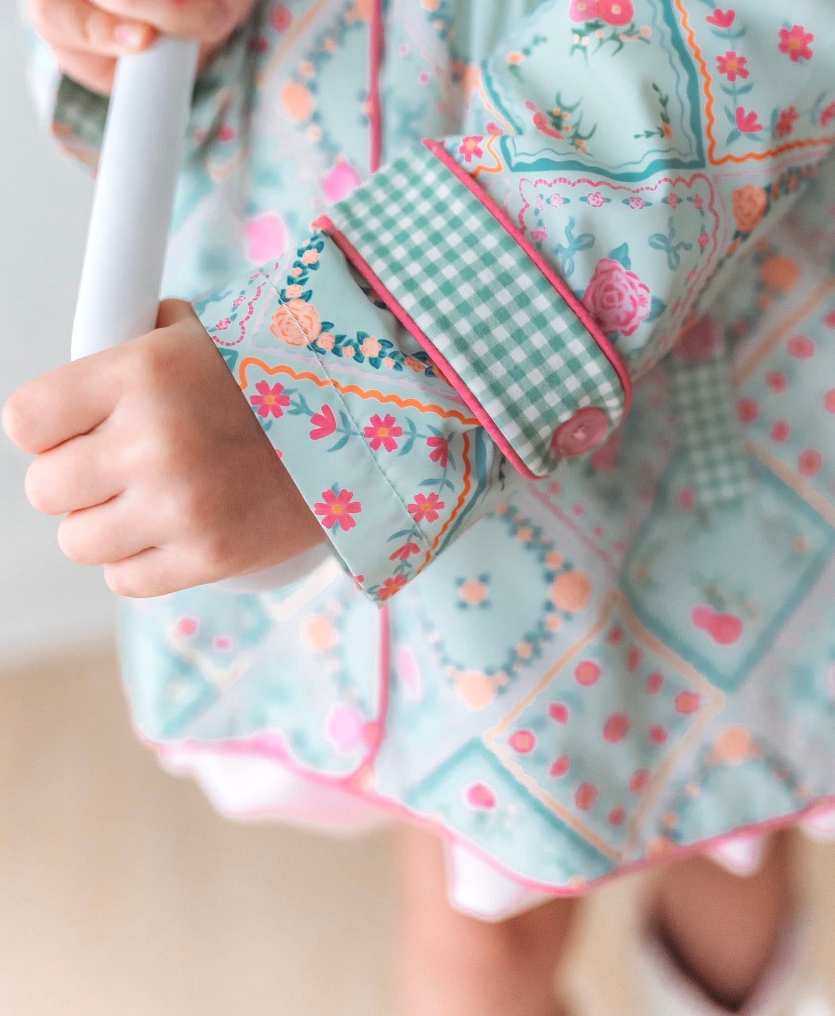 *preorder* Petal Patchwork Raincoat