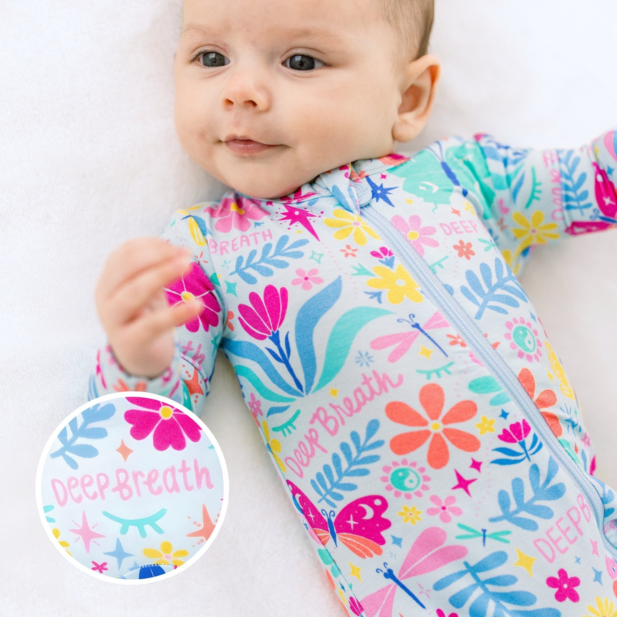 The Second-skin Footie | Om Baby | "deep Breath"