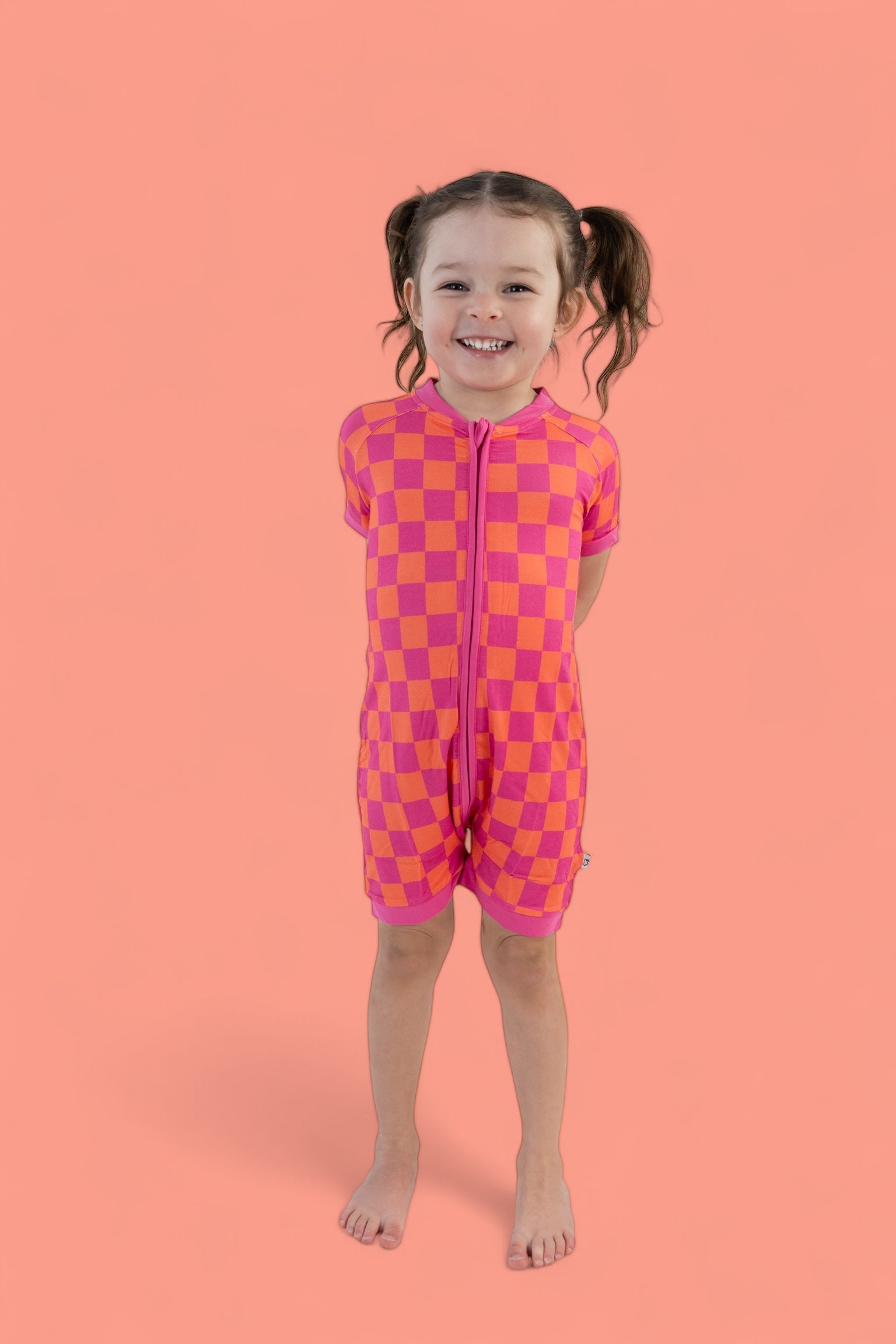 Neon Dreams Checkers Dream Shortie