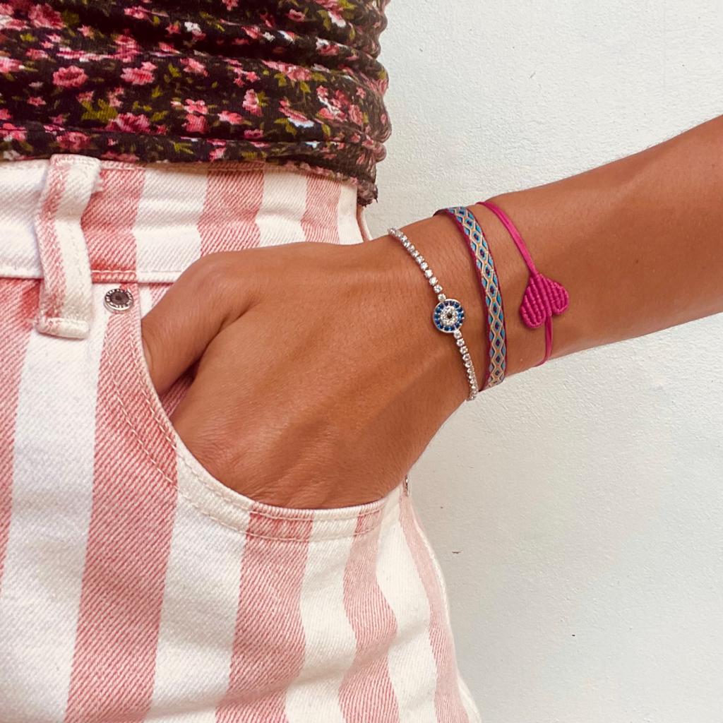 Mary Jane Heart Bracelet