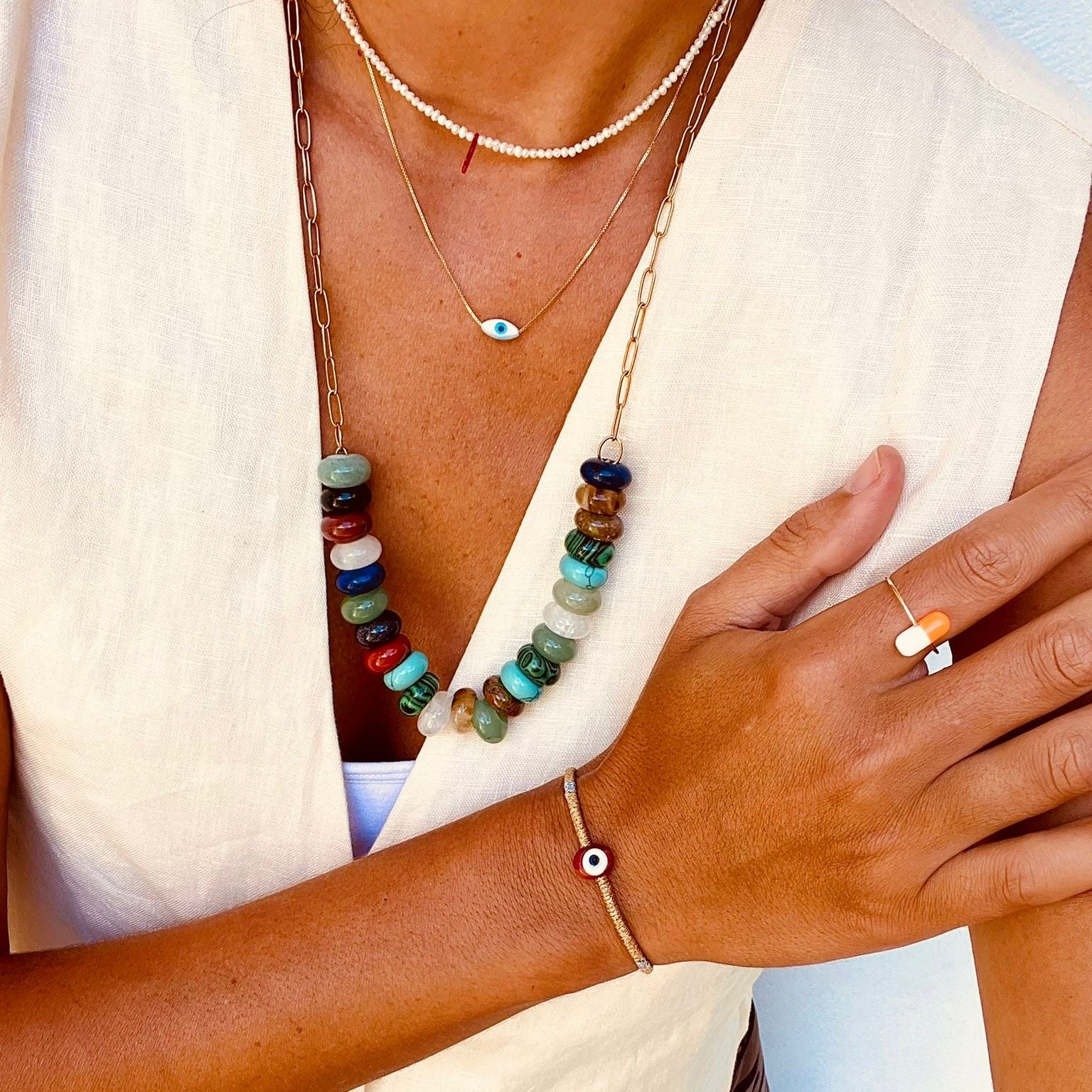 Yaya Mother Of Pearl Necklace