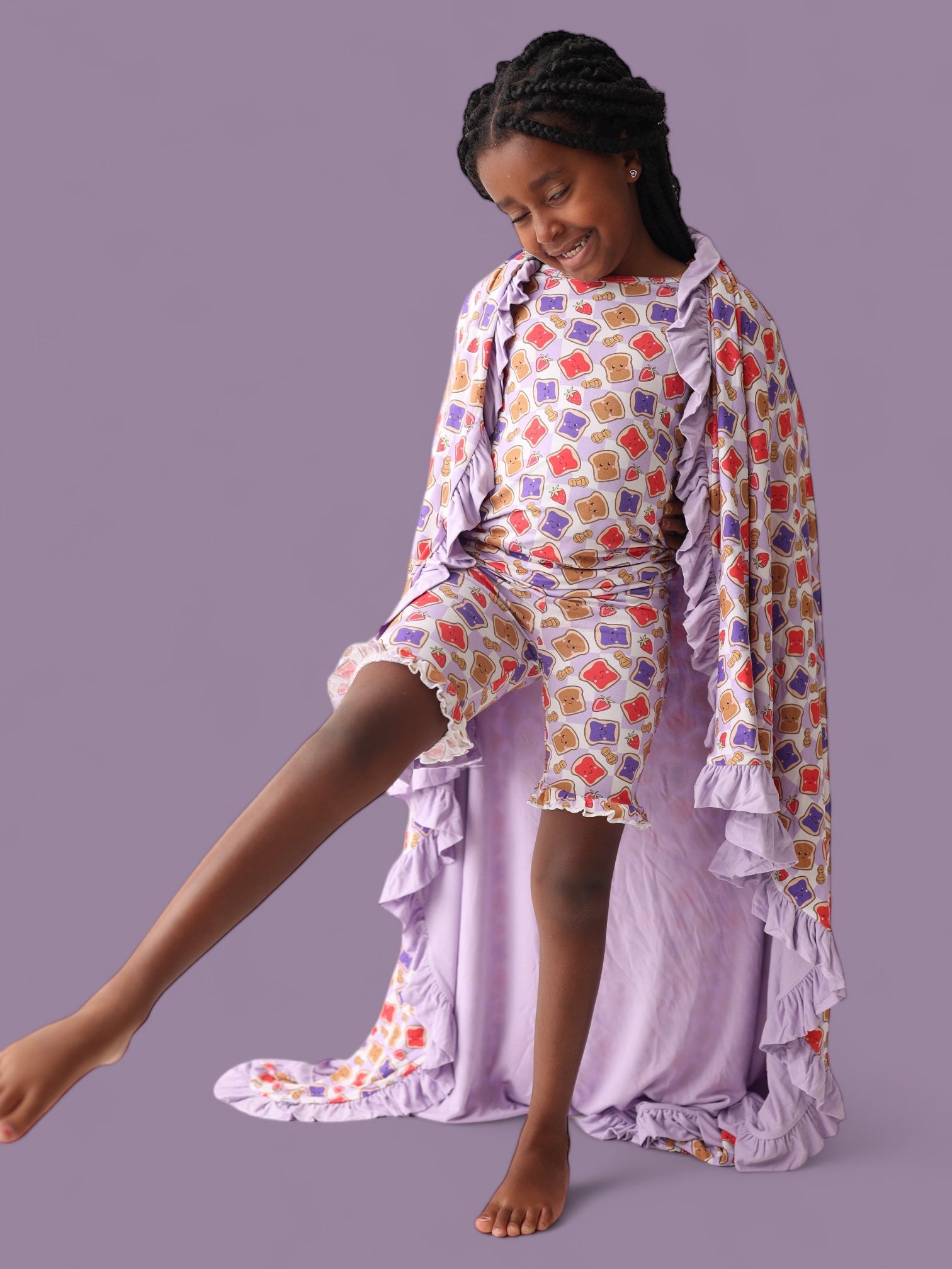 Exclusive Peanut Butter Jelly Time Dream Ruffle Short Set