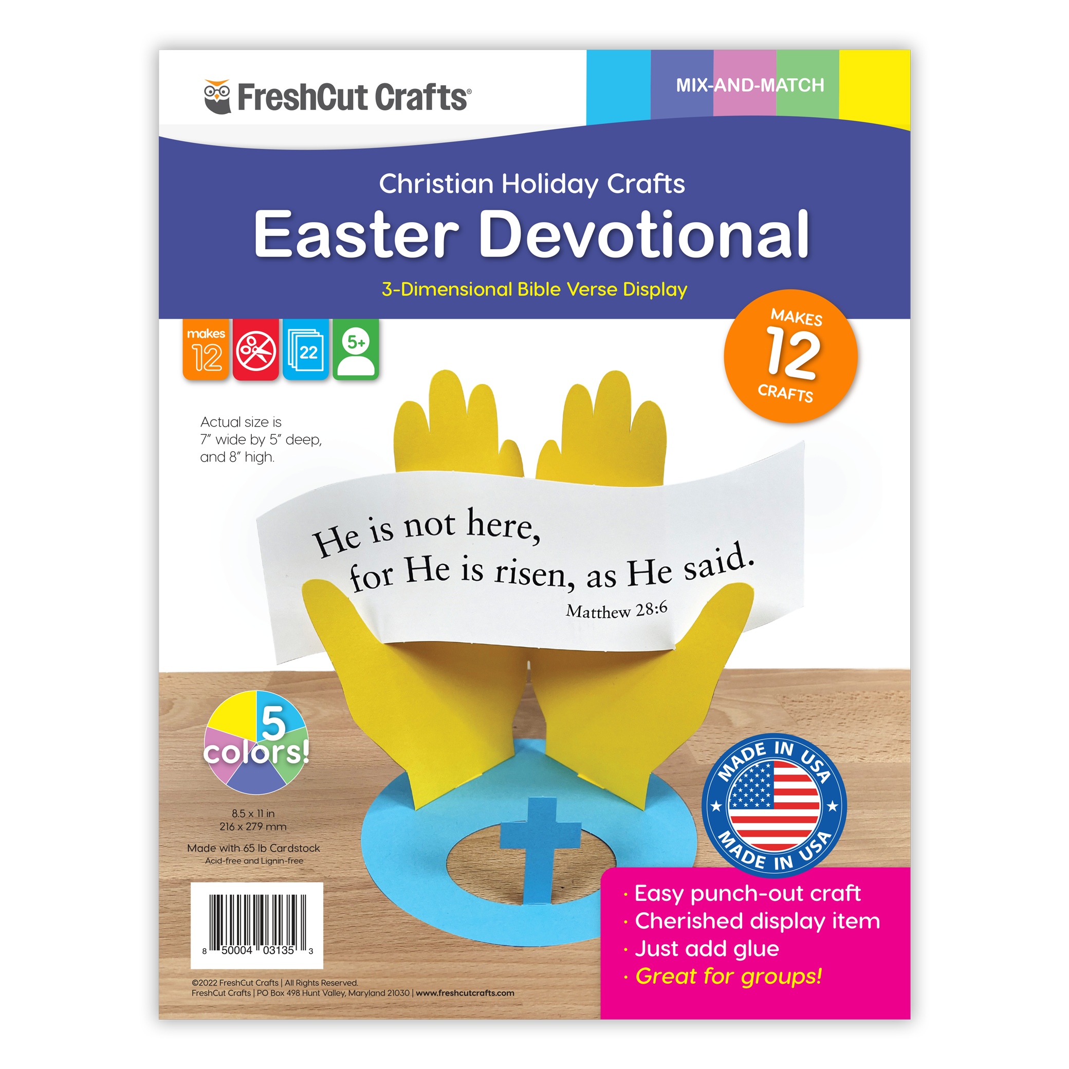 Easter Devotional 3-d Display