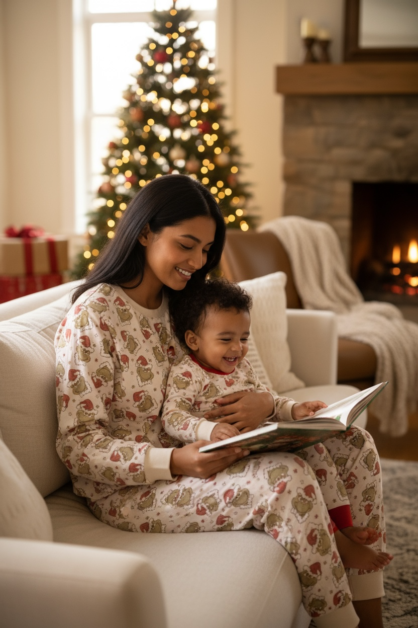 Grinchy Cheer (women's Long Sleeve Pj)