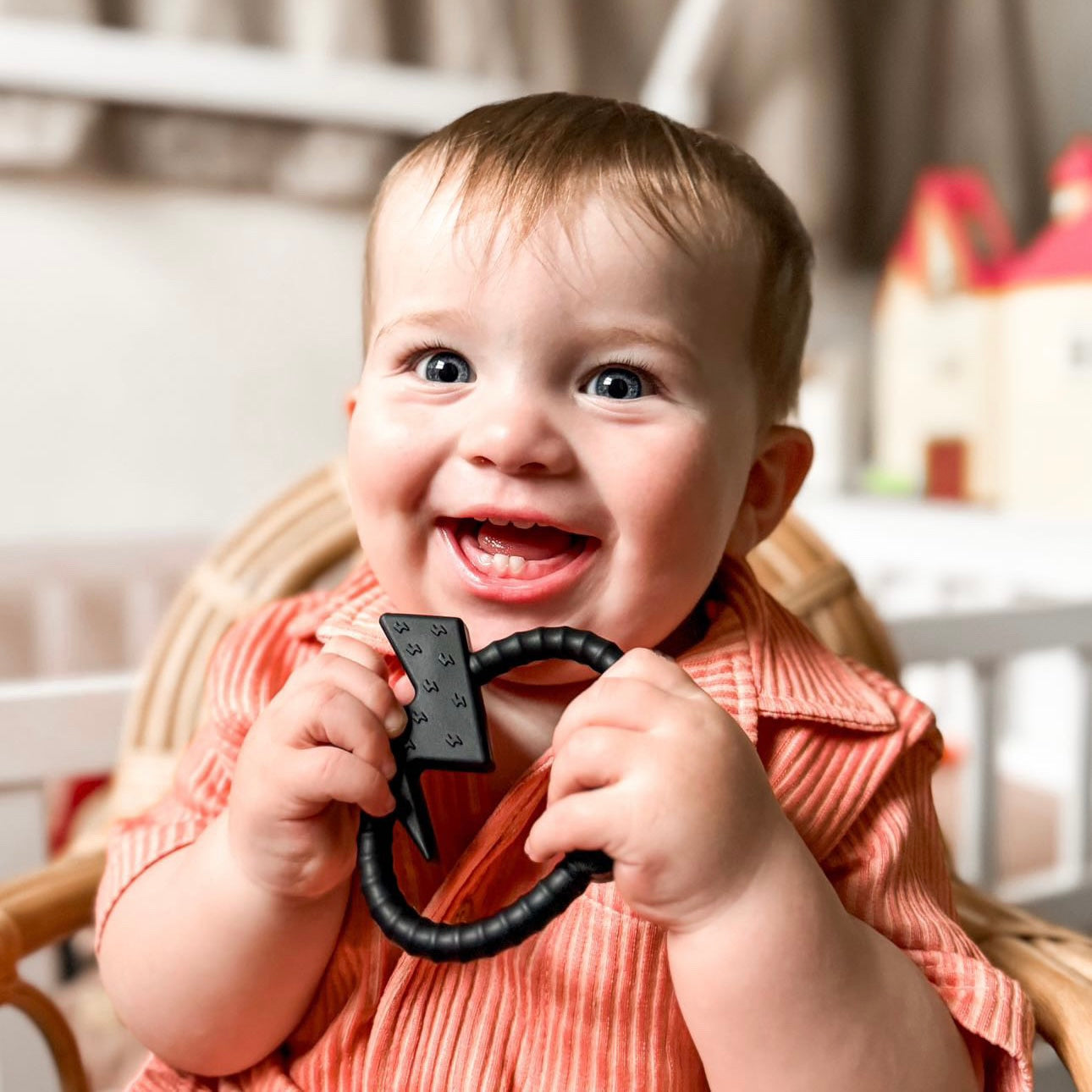 Bolt Silicone Sensory Teether