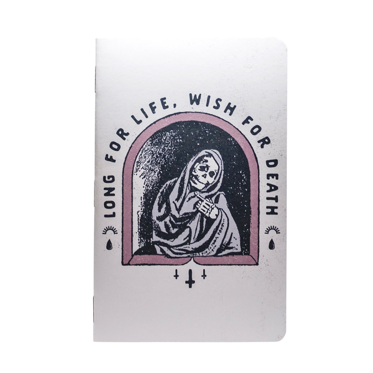 Long For Life Wish For Death Memo Book - Two 32-page Memo Books