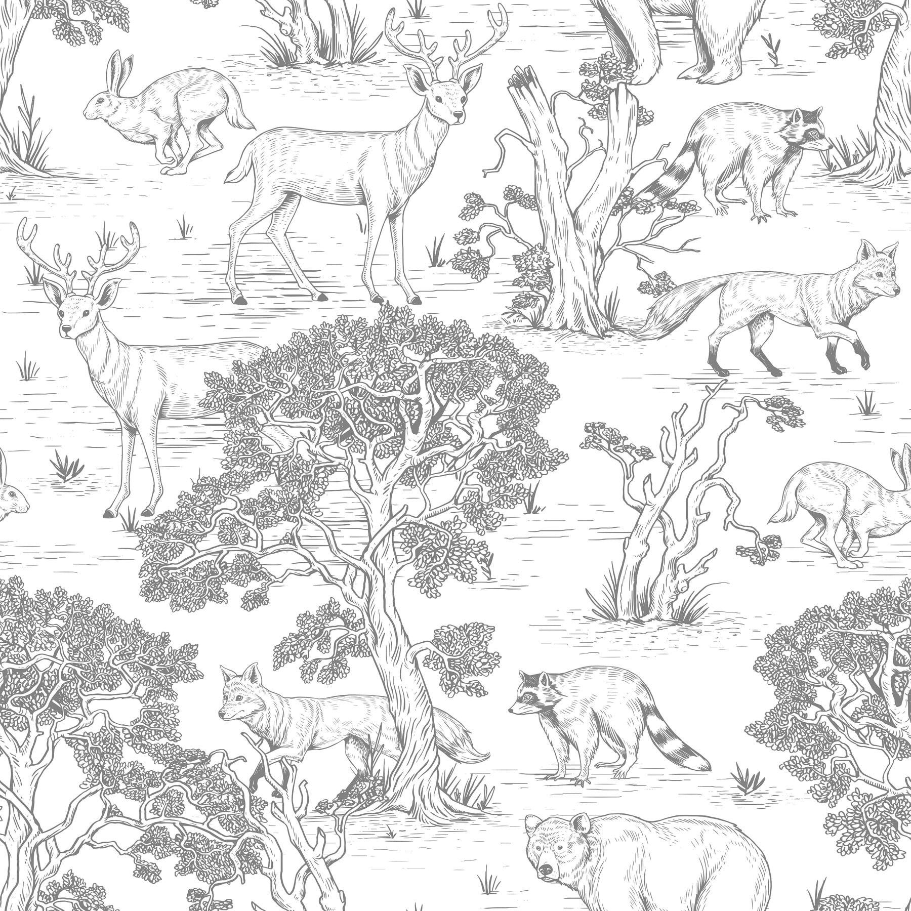 Sketchbook Animals Wallpaper