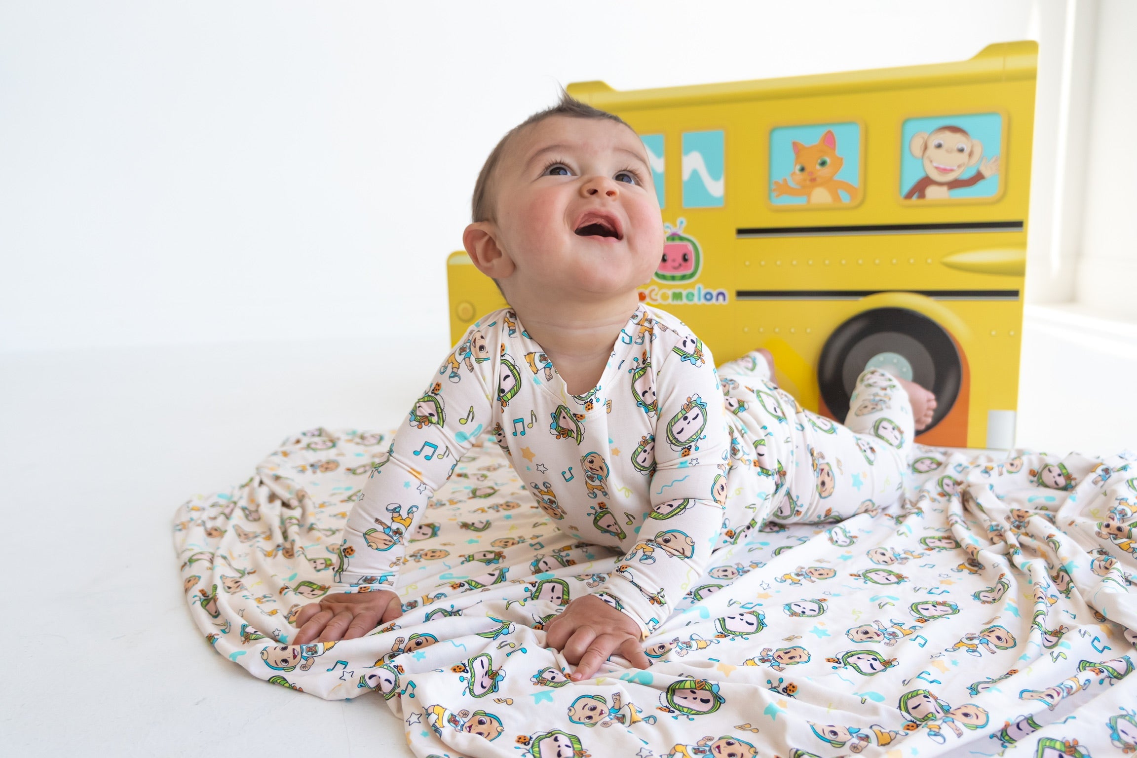 Dream Big Little Co X Cocomelon Jj Musical Melon Dream Romper