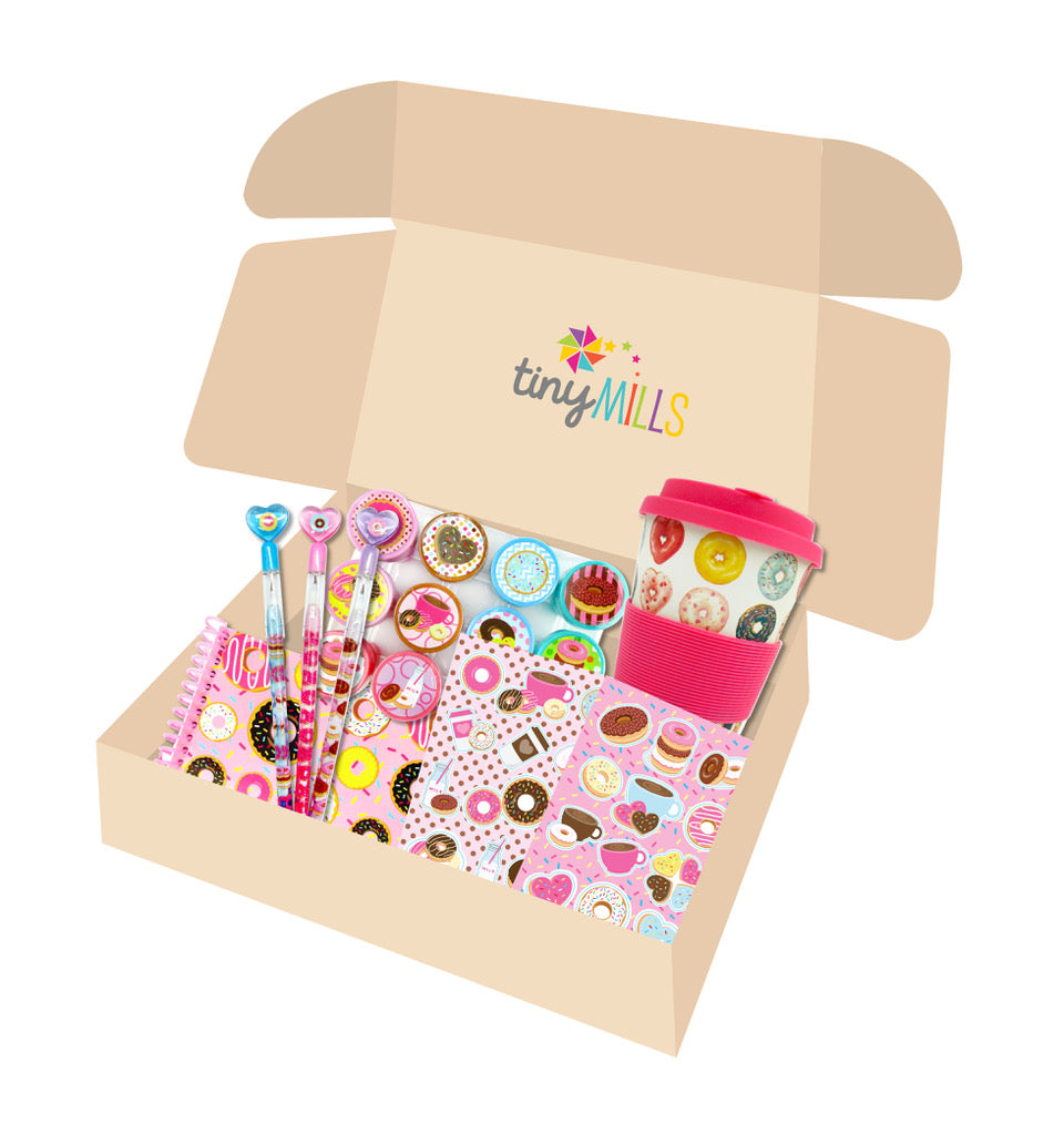Donut Birthday Party Gift Boxes For Kids