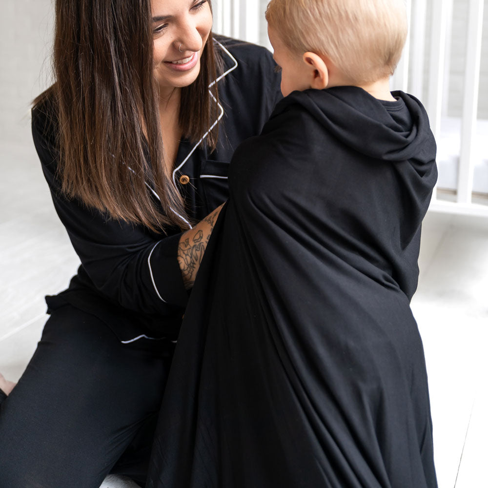 Allie Black Bamboo Women's Luxe Lounge Set