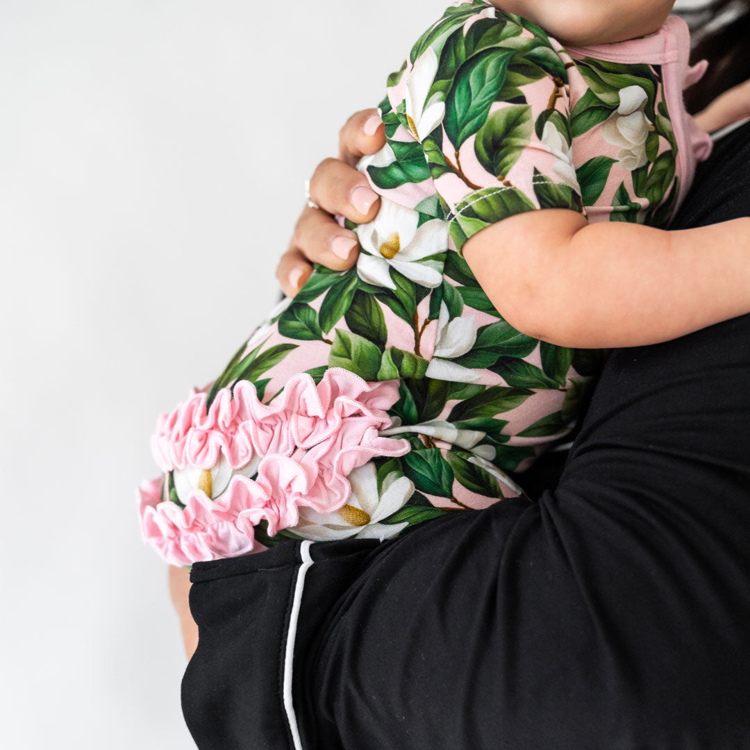 Magnolia Bamboo Ruffle Shortie (2t-4t)