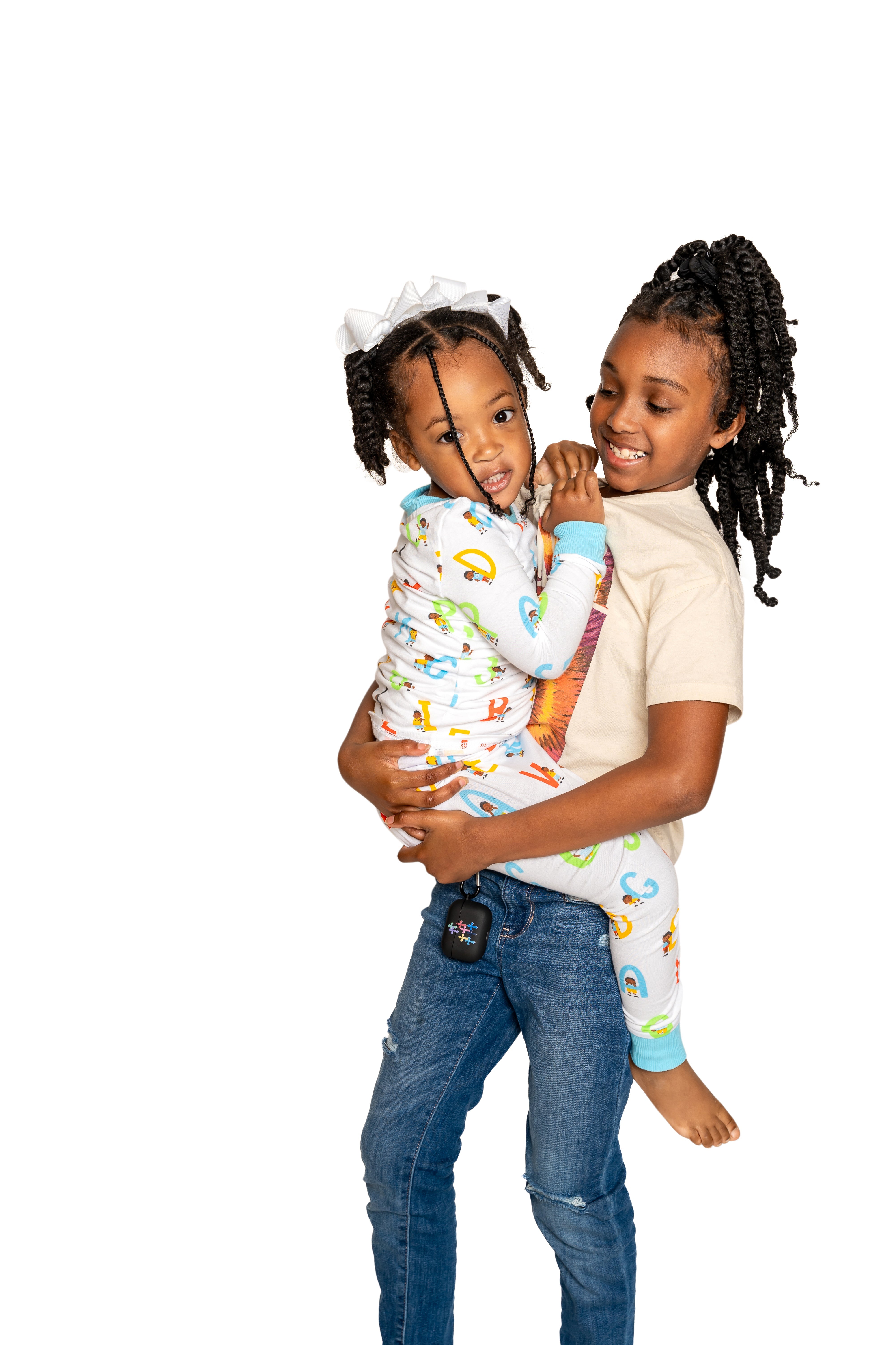 Unisex Alphabet Snug Fit Pajama Set For Toddler Size Toddler 4t - 12