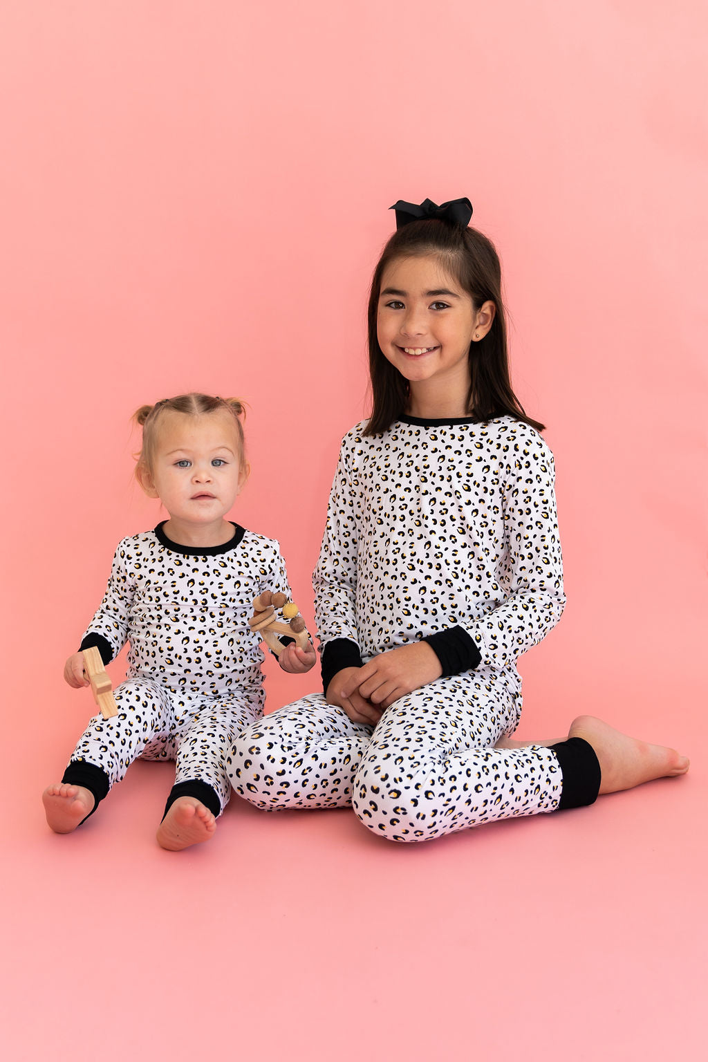 Allie Leopard Bamboo 2-piece Long Sleeve Set