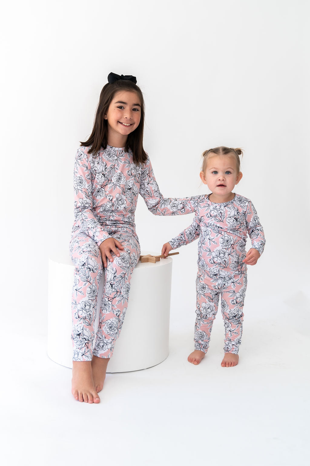 Allie Floral Bamboo 2-piece Long Sleeve Set