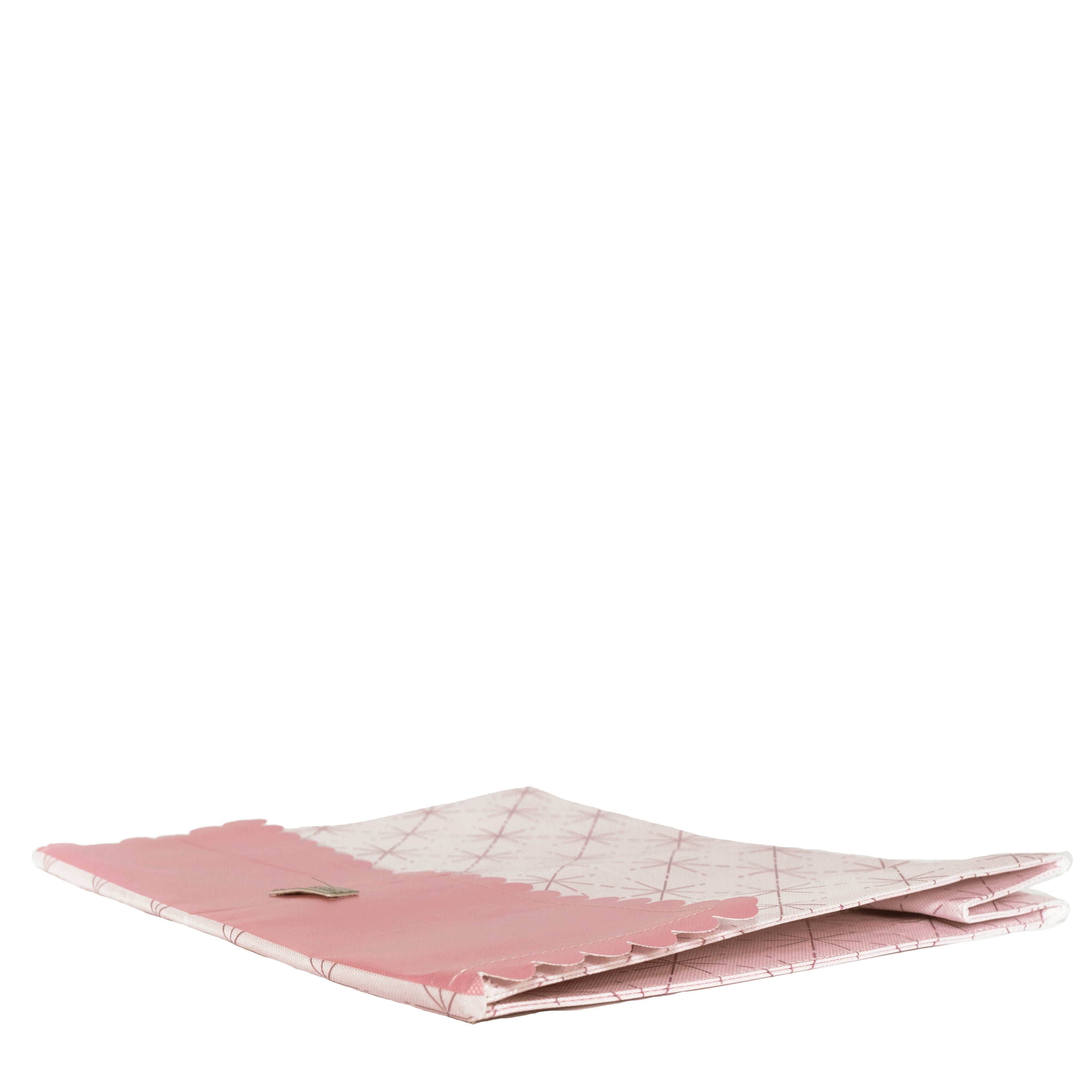 Everenvelope: Large Pink Reusable Gift Bag With Magnetic Closure (reusable Gift Wrap Bags – Sustainable, Foldable, Eco-friendly)