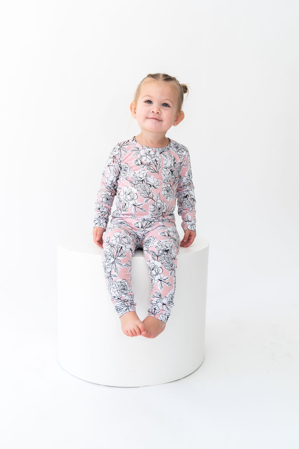 Allie Floral Bamboo 2-piece Long Sleeve Set