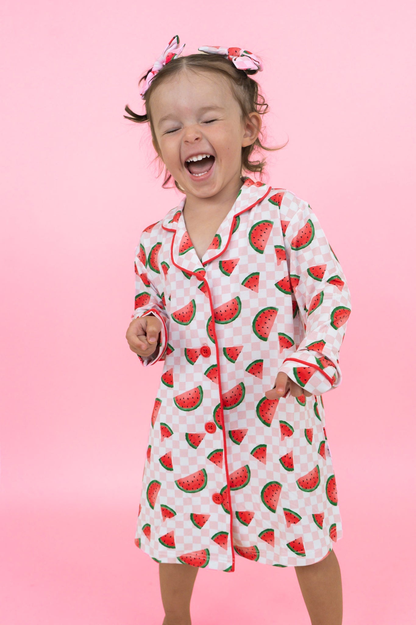 One In A Melon Checkers Girl's Dream Gown