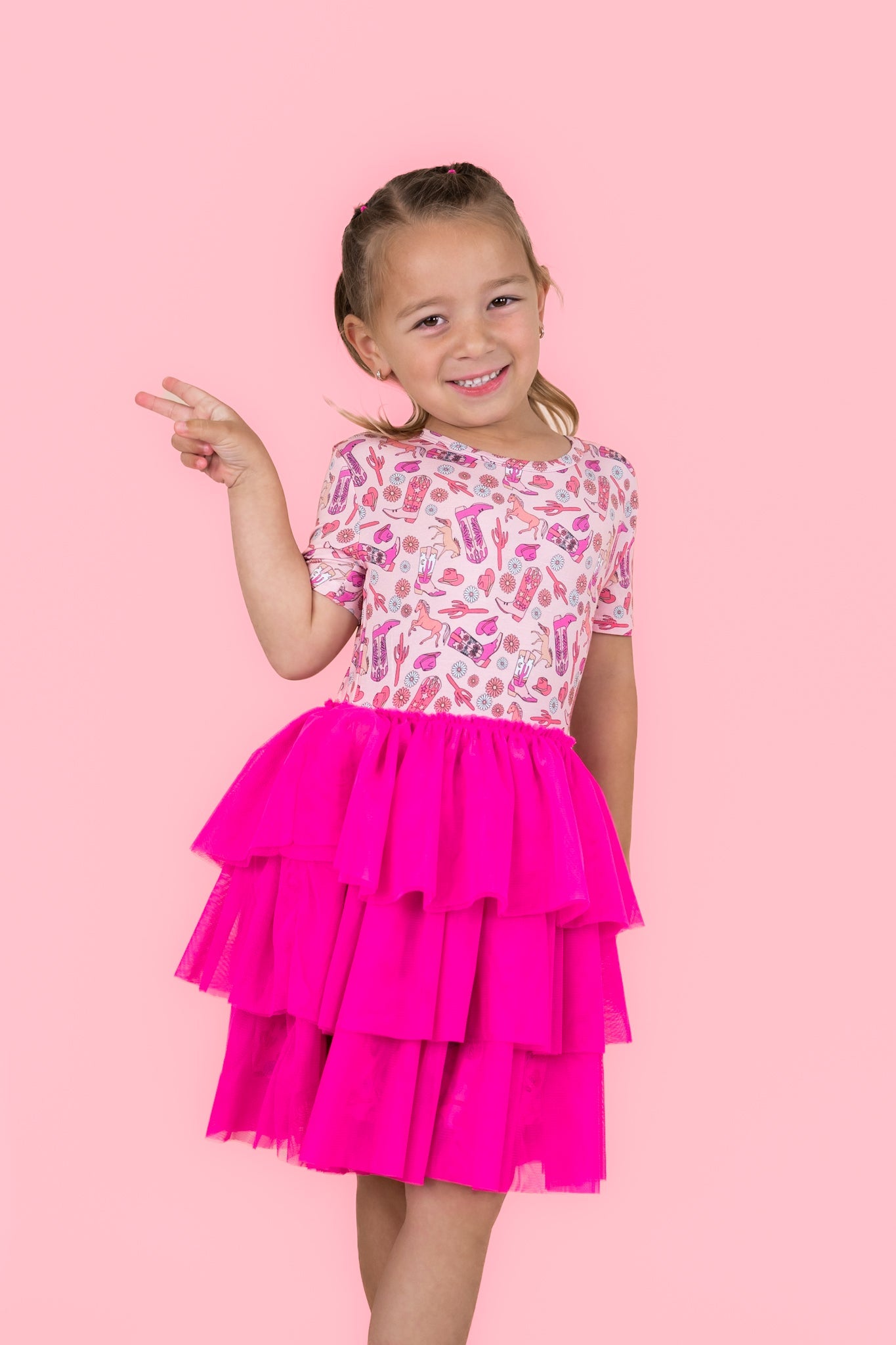 Stay Wild Cowgirl Dream Tutu Dress