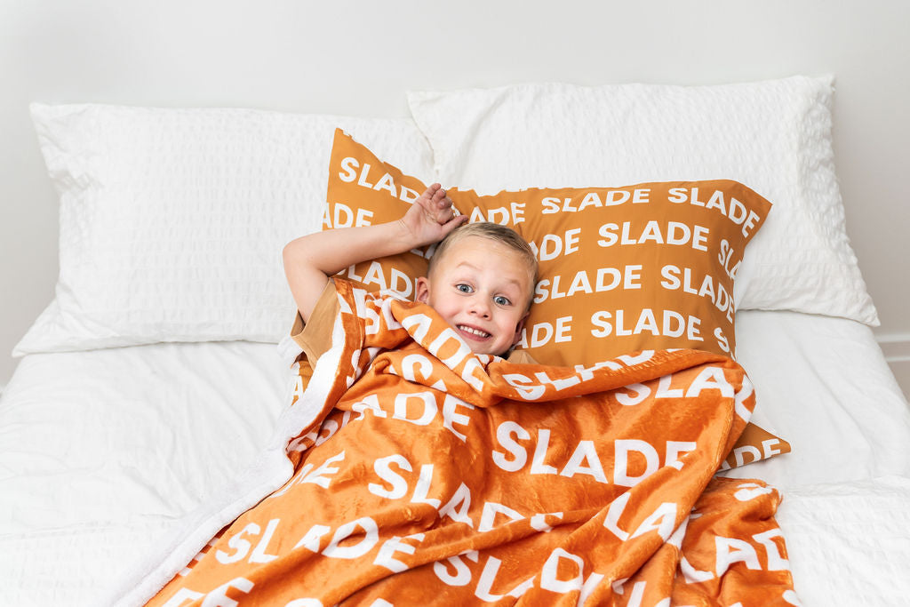 Jewel Tones Personalized Minky Blanket